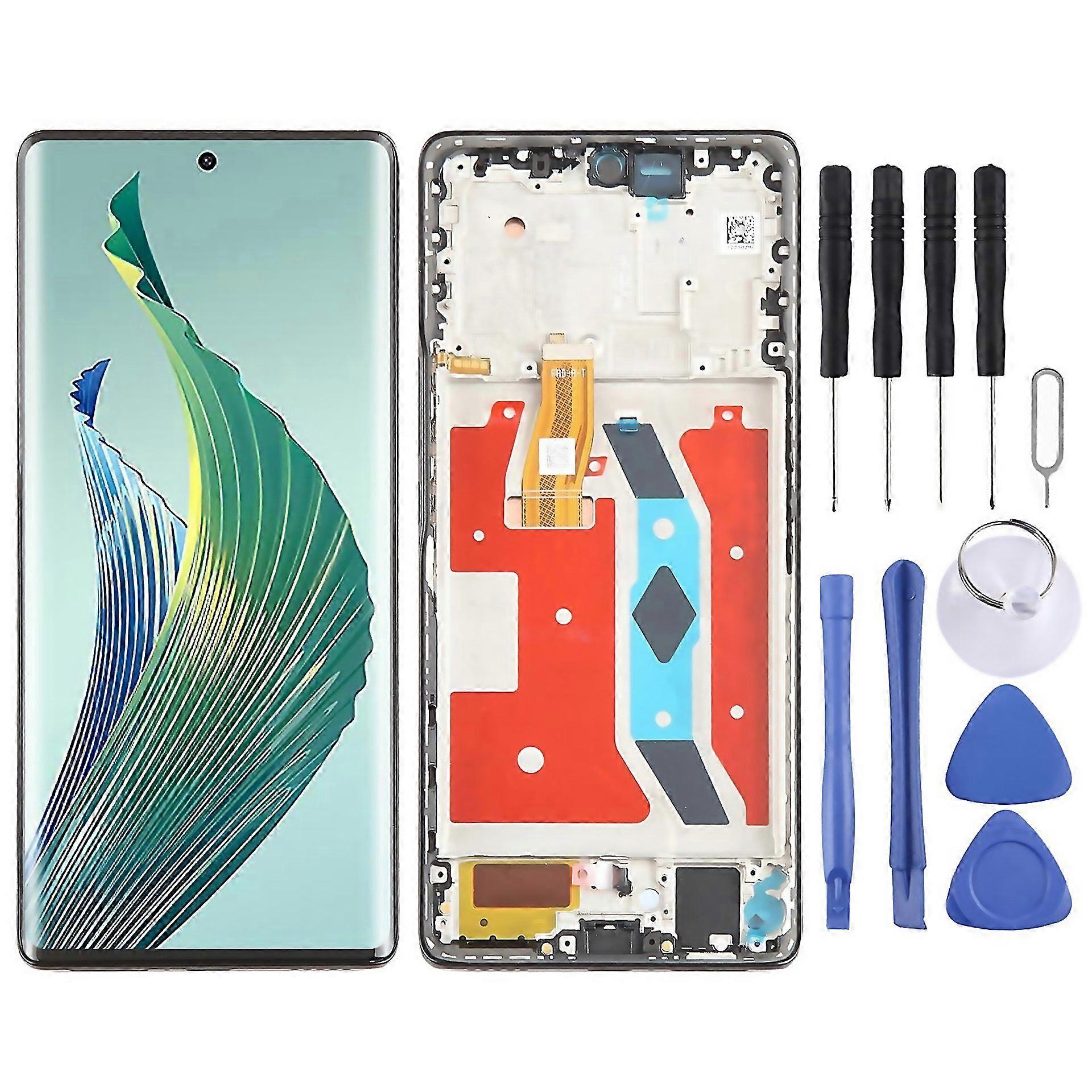 For Honor Magic5 Lite Compatible Lcd Screen Digitizer Full Assembly With Frame