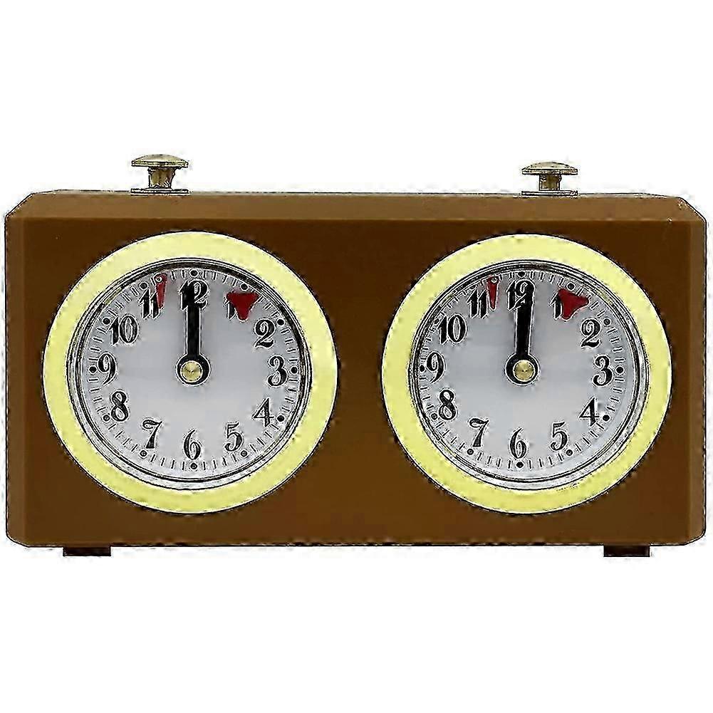 Exquisite Mechanical Chess Clock Analog compatible with Chess Game Timer Clock Official Clocks Timers No Battery Needed