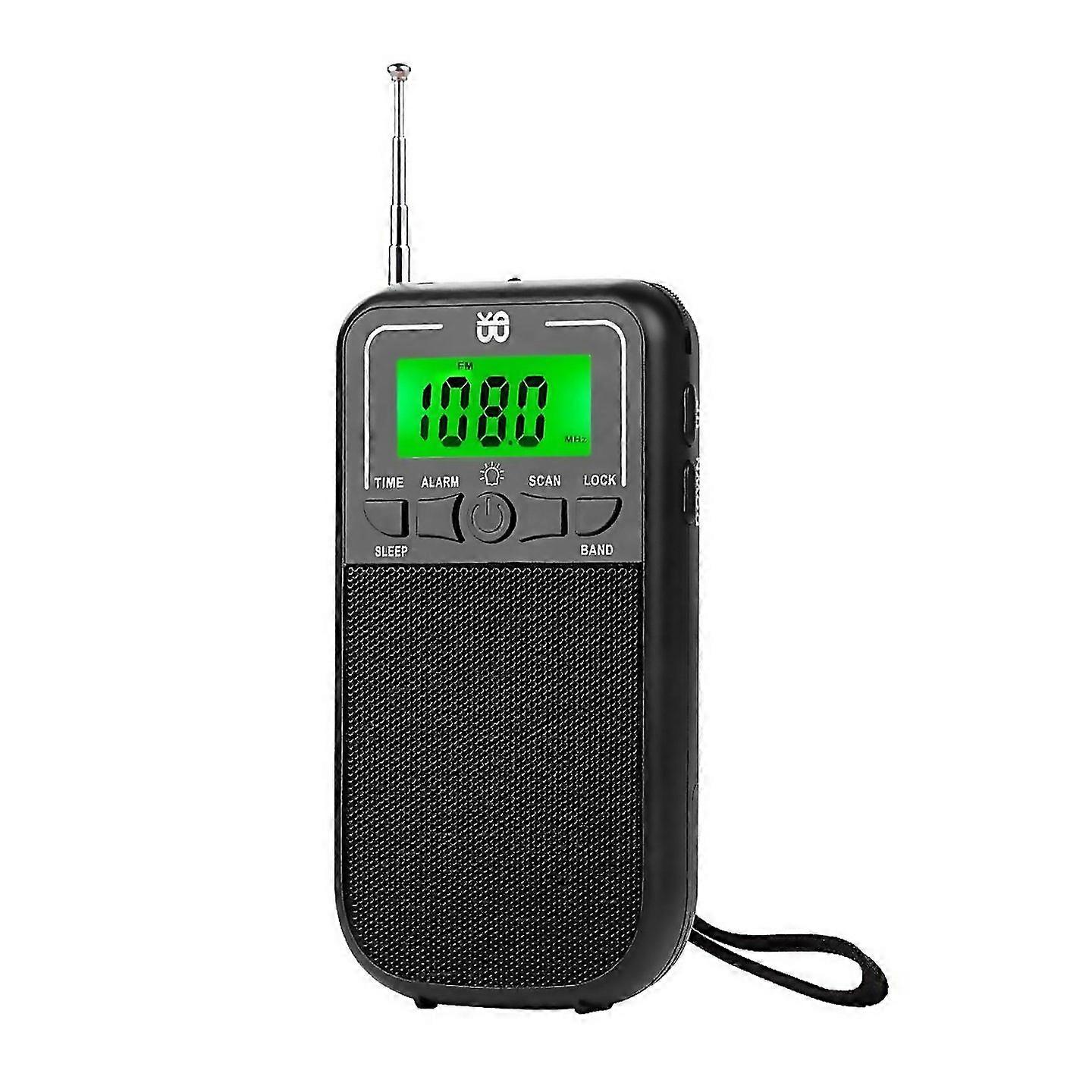 For Portable Fmamsw Multiband Highsensitivity Clockcontrolled Radio Player