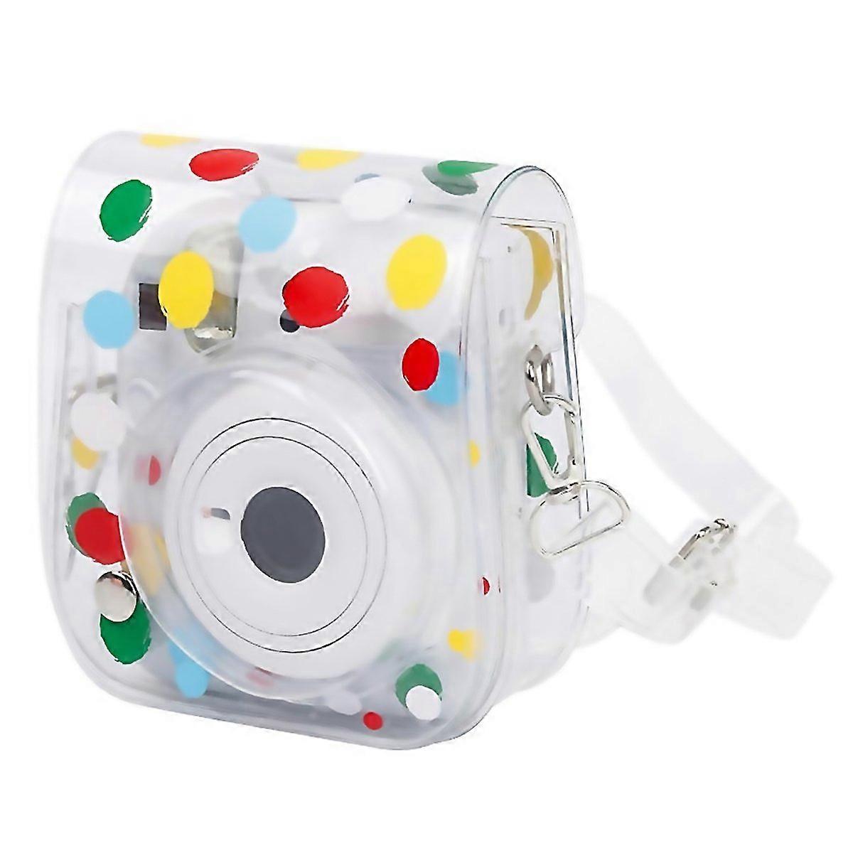 For Fujifilm Instax Mini 12 11 Transparent Digital Camera Case Color Wave