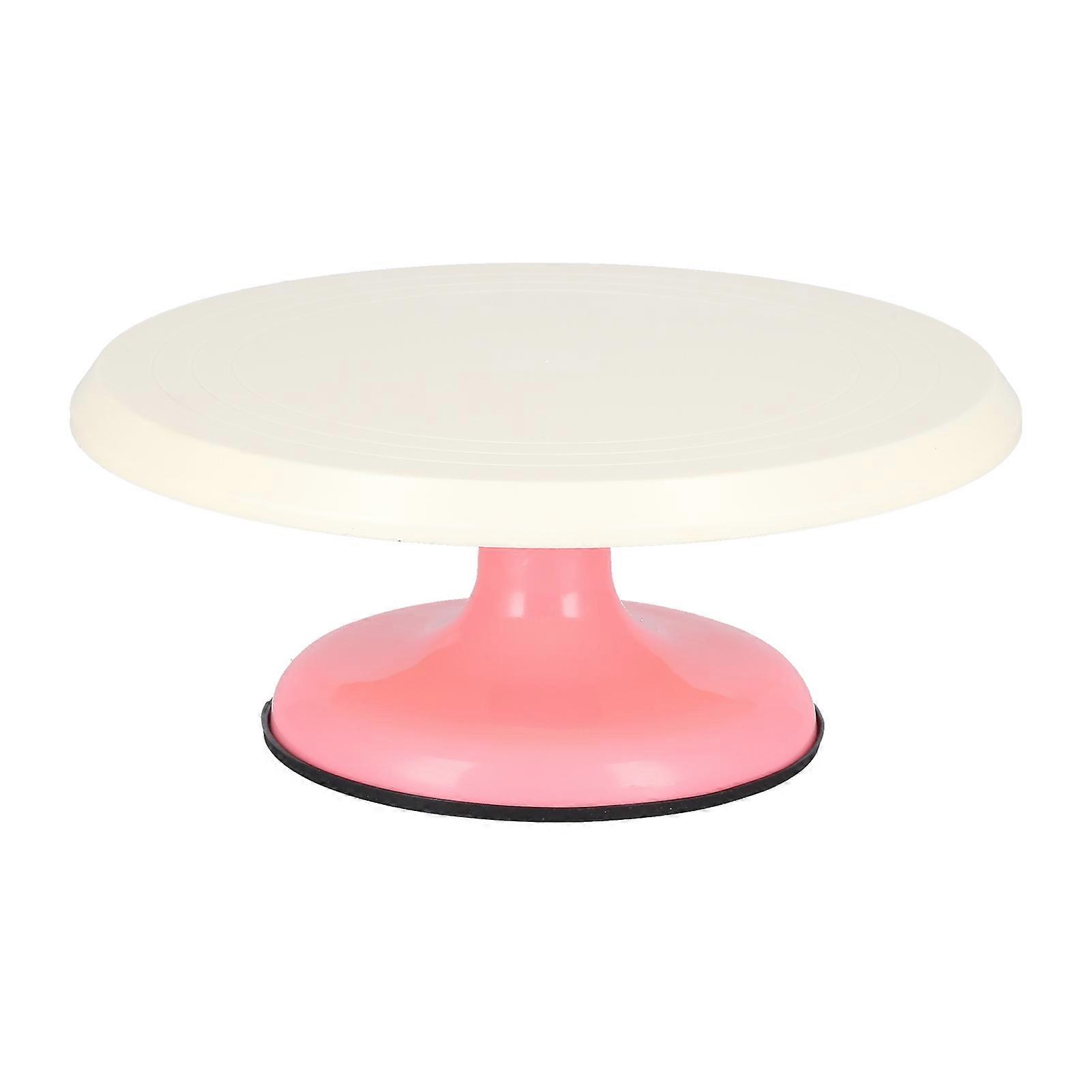 12in Plastic Cake Turntable Rotating Cake Decorating Stand for Bakery Home Kitchen