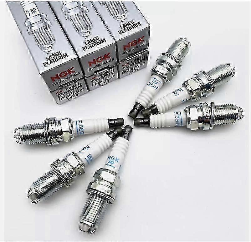 NGK BKR6EQUP Spark Plugs for 3er E46 5er E39 E60 X3 and X5 Models