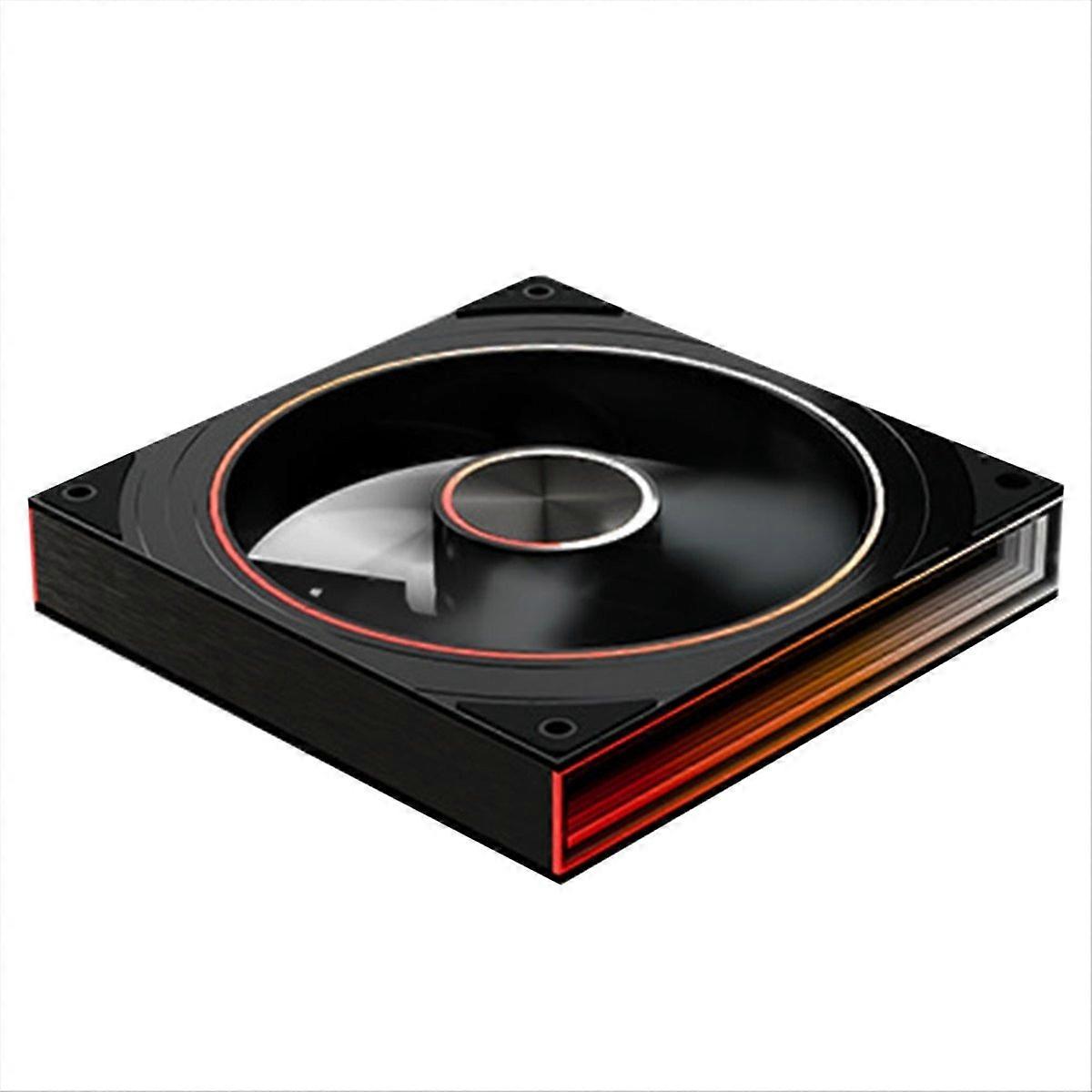 PC Case Fan Star Ring Cyclic Mirror Light Cooling Fan B