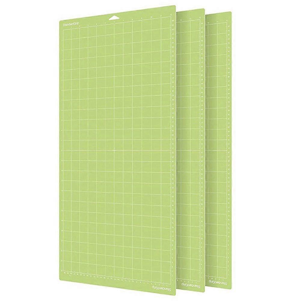 3 Pcs PVC Cutting Mat Grid Cutting Mat Cutting Green Standardgrip