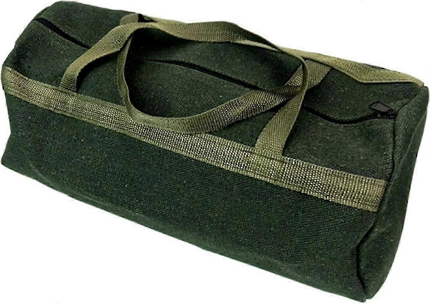 Tool Bag, Multi-Purpose Canvas Tool Organizer, Heavy Duty Storage Handbag, Portable Tote Bag with Sturdy Bottom and Wide Mouth, Electrician Tote Bag