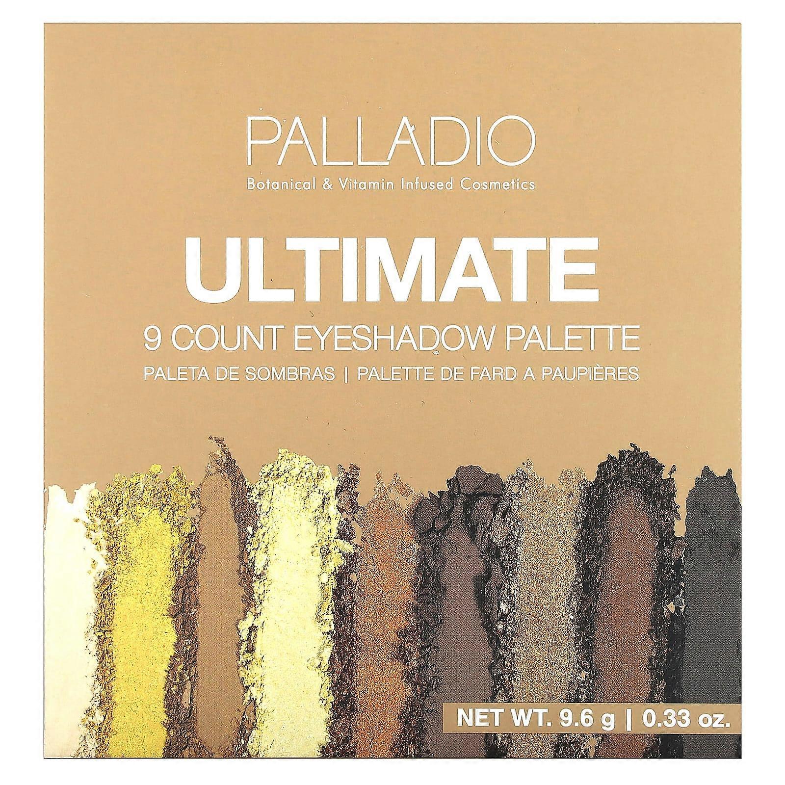 Ultimate 9 Count Eyeshadow Palette, Golden Sand, 0.33 oz (9.6 g)