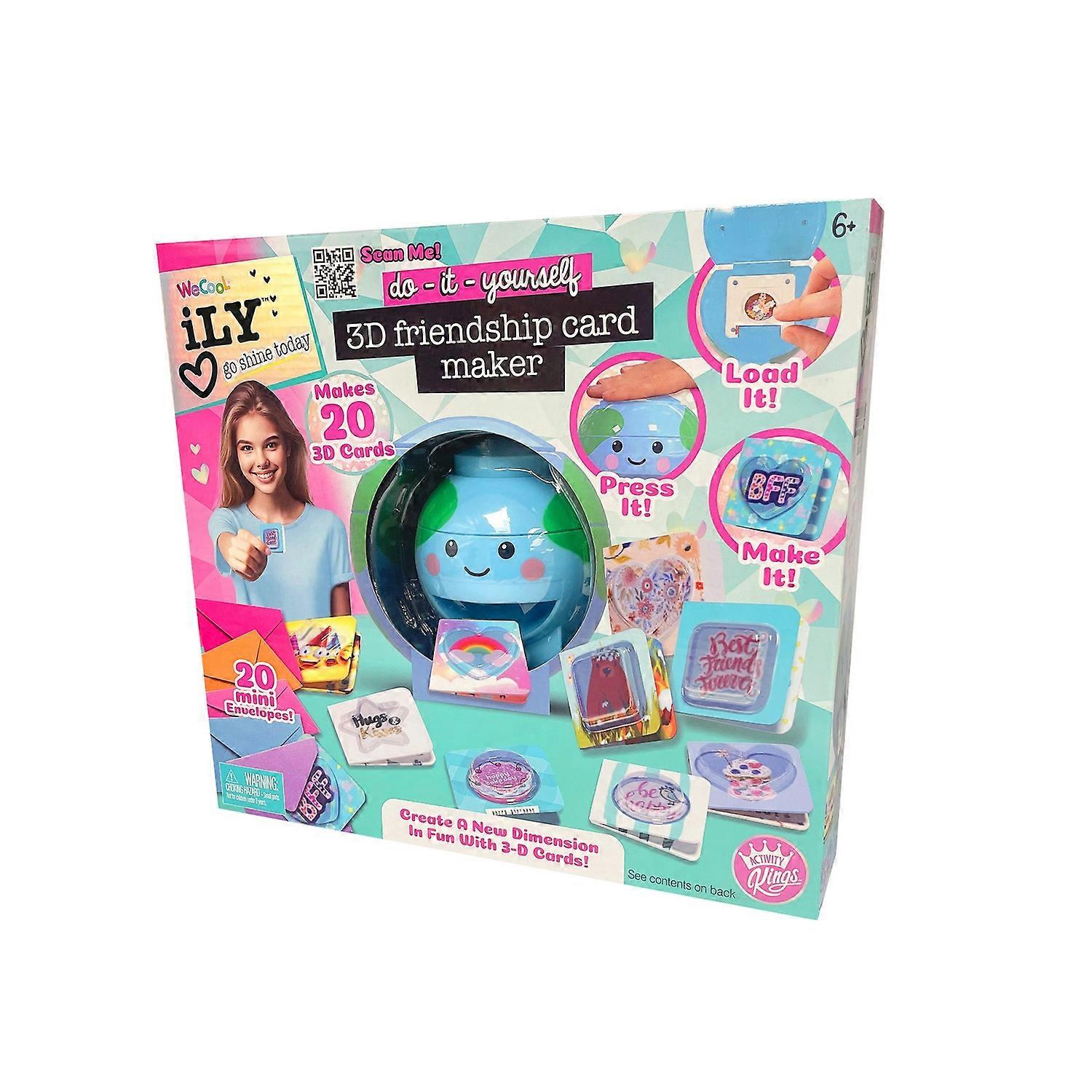 3D Friendship Card Maker DIY Set for Creative Projects