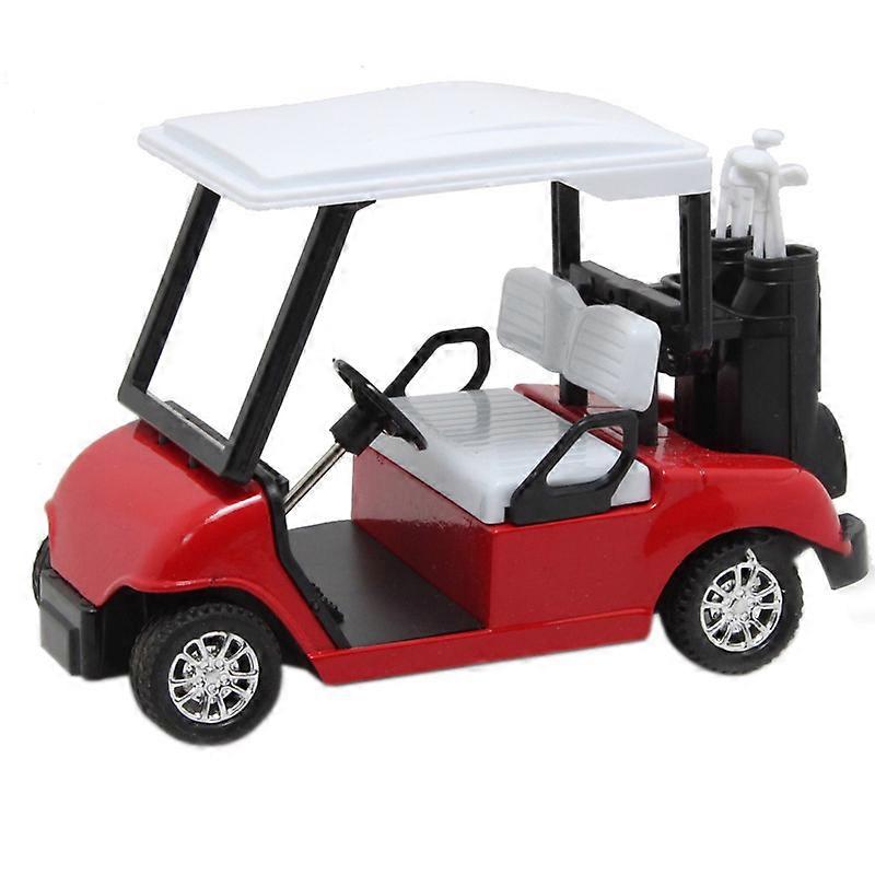 Toy Golf Cart Alloy Mini Model Novelty Red Model