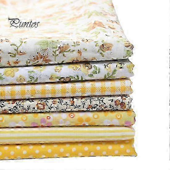 1 Set Patchwork Cloth Smooth Surface No Odor Cotton Wrapping Sewing Craft Cloth for Home
