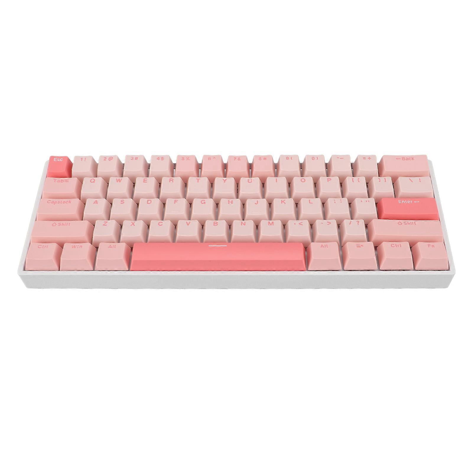 Mechanical Keyboard 61 Keys Blue Switch RGB USB C Wired for Harmony OS Gaming Business 