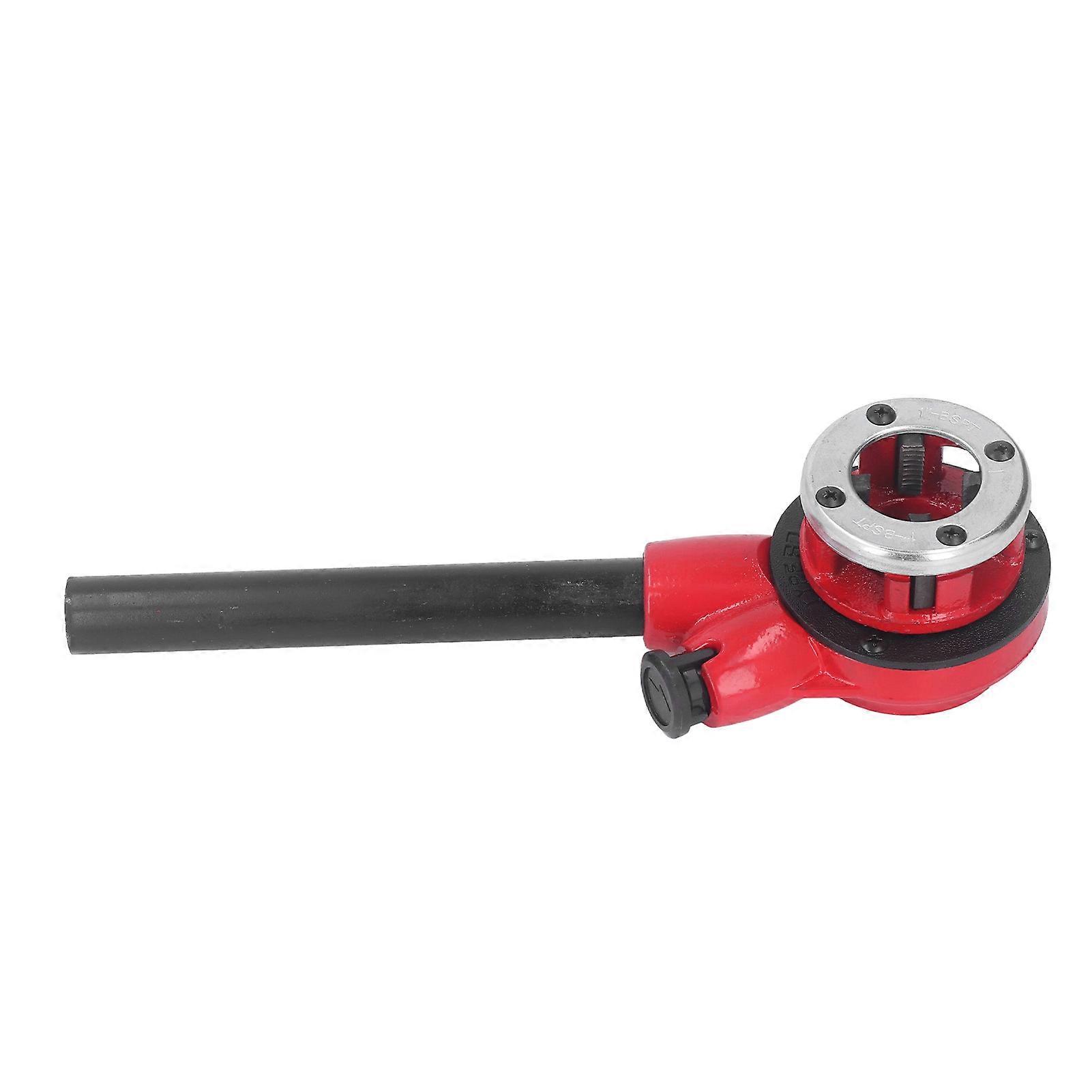 3 Dies Pipe Threader Kit 62A Ratcheting Pipe Threading Tool Set for Steel Galvanized Plastic Tubes 