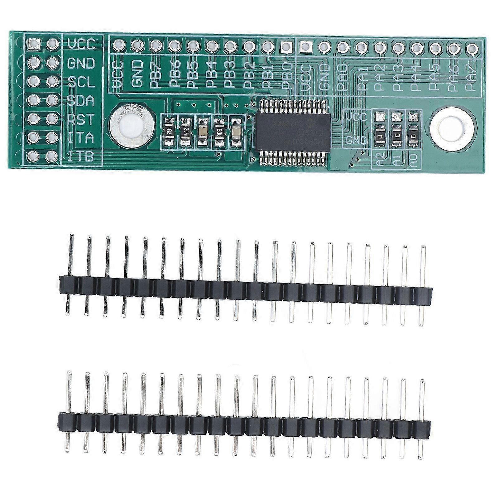 ממשק I2C איכותי עם 16 כניסות IO, מודול הרחבת IIC, קלט ופלט