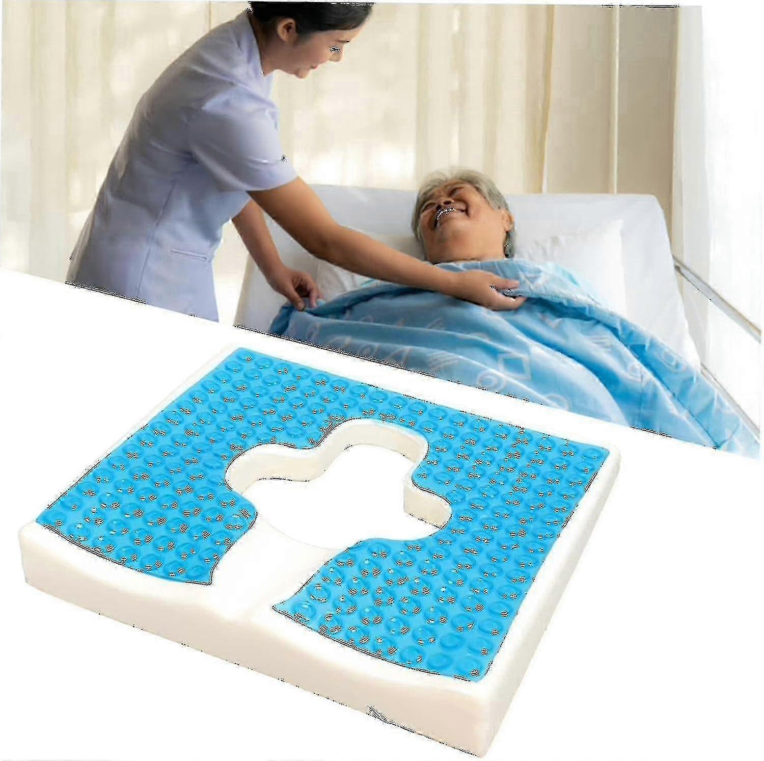 Ergonomic cushion for anti-decubitus with triangular design