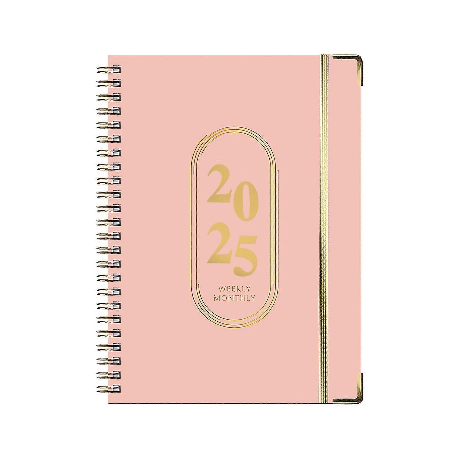 Notebooks for School Clearance, Poaug 2025 English Schedule Planner Notebook A5 A Sprial Notebook A