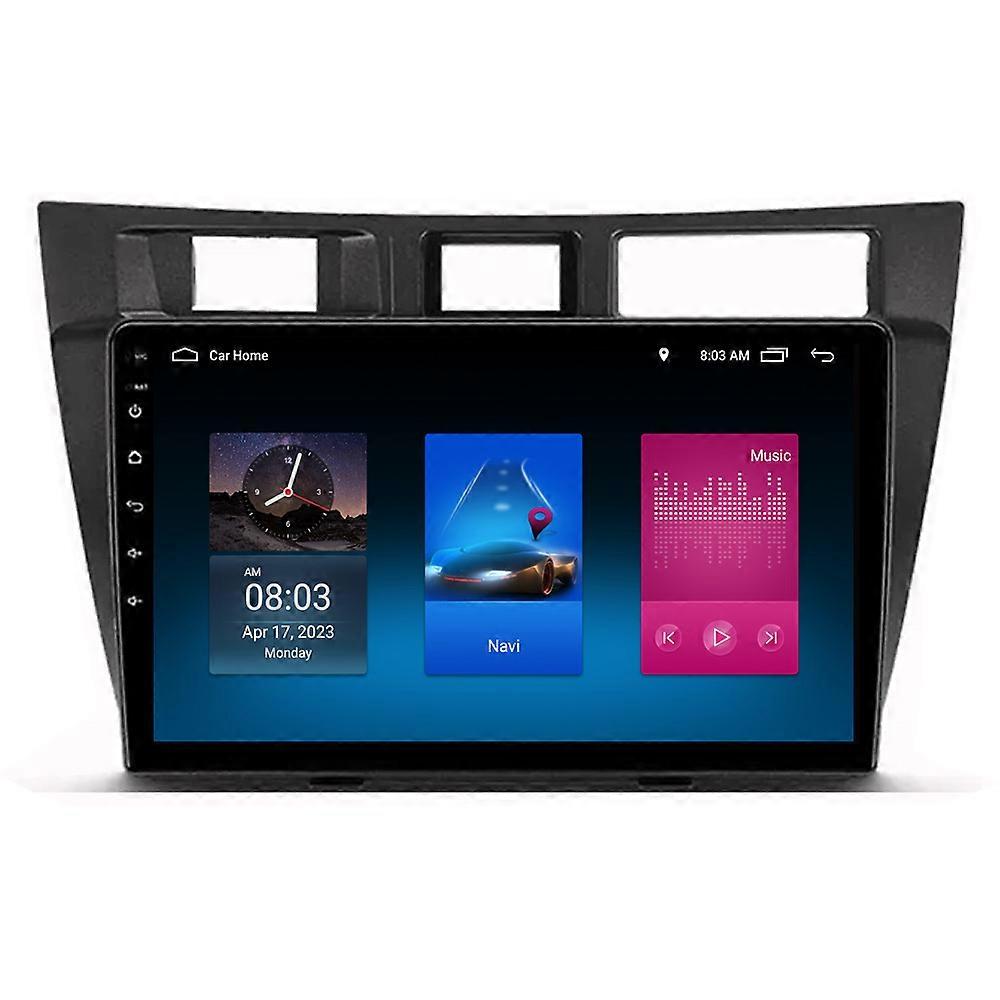 RoverOne Car Stereo Radio Bluetooth CarPlay Android Auto GPS Sat Nav Touch Screen for Toyota Mark 9 GX110 2000-2007