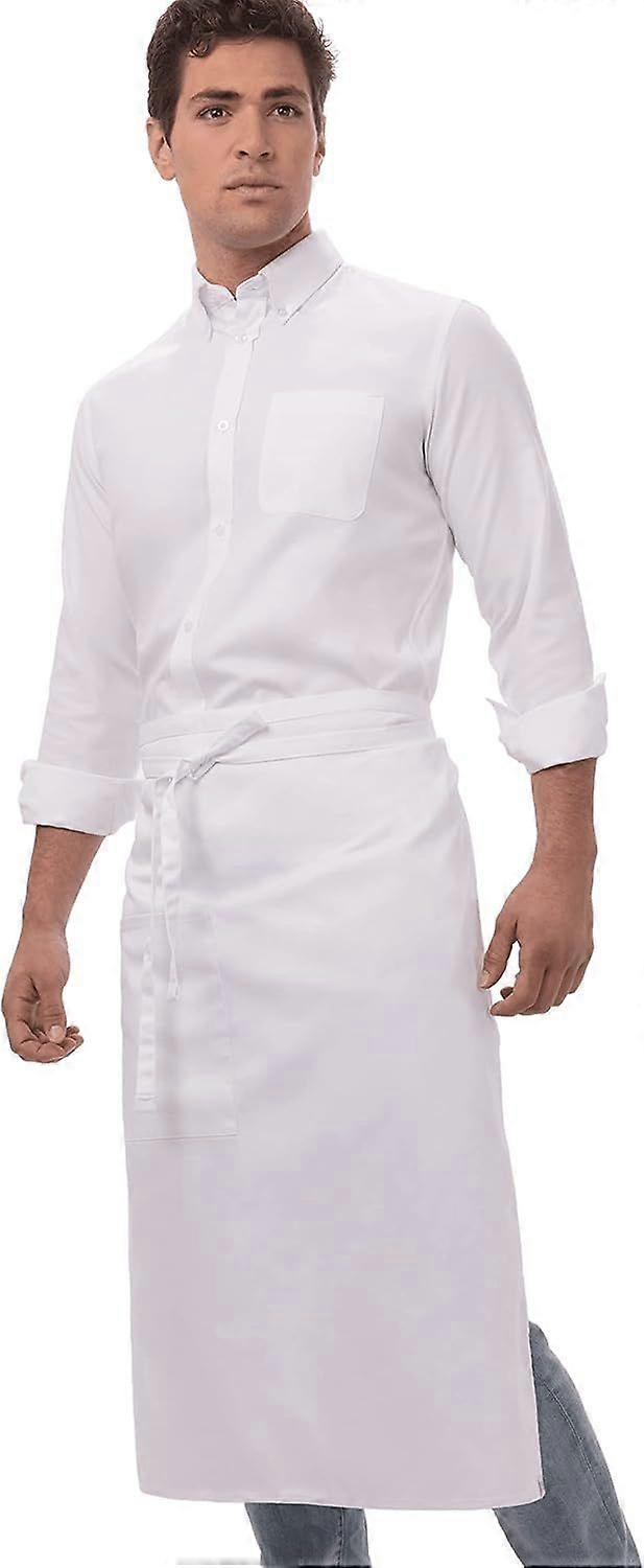 Unisex Bistro Chef Schort Wit