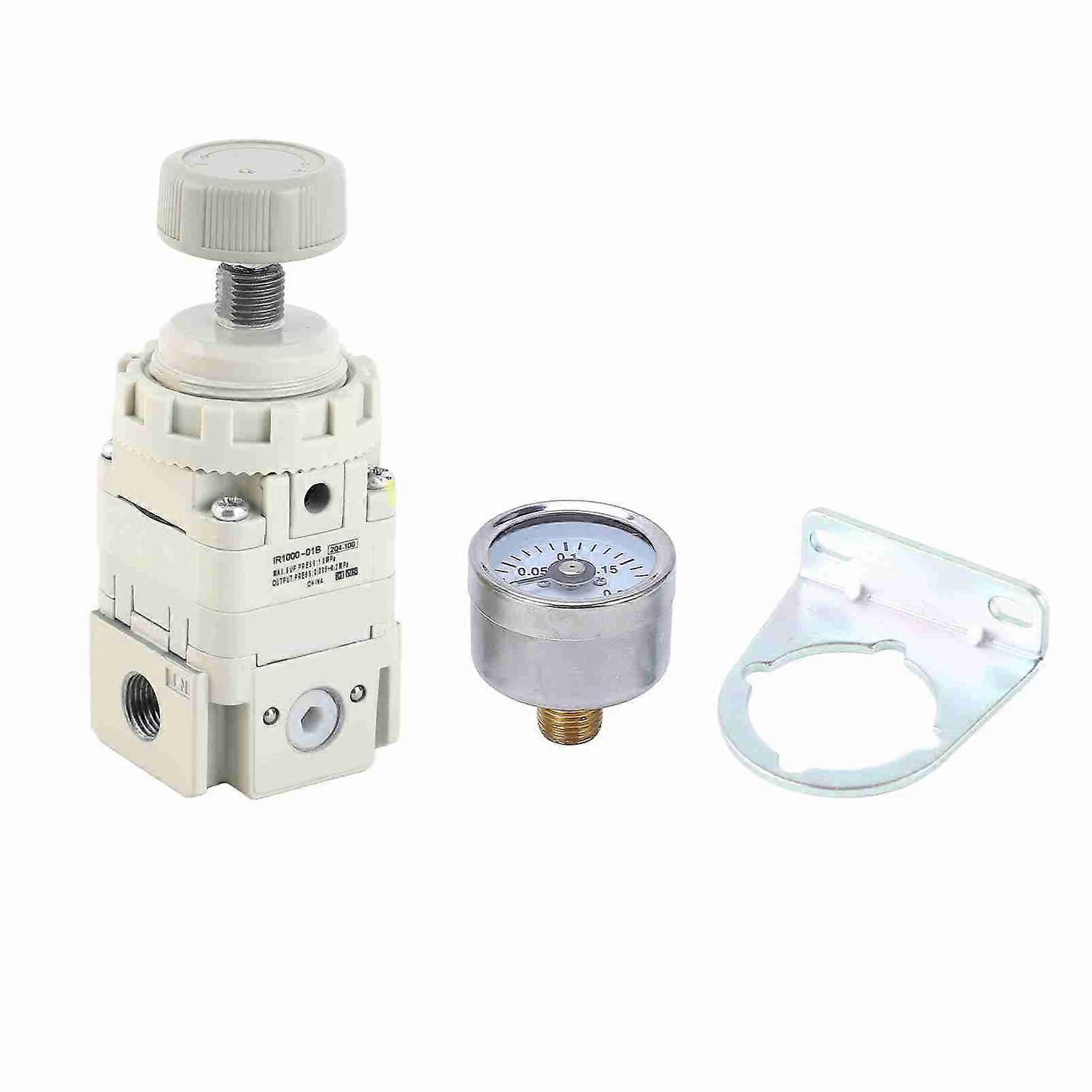 Compressed Air Regulator Pneumatic with Gauge Accurate Pressure Reducing Valve