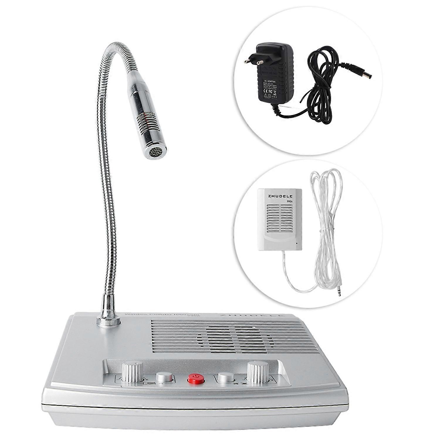 High Power Dual way Bank Office Store Speaker Intercom Window Counter Interphone