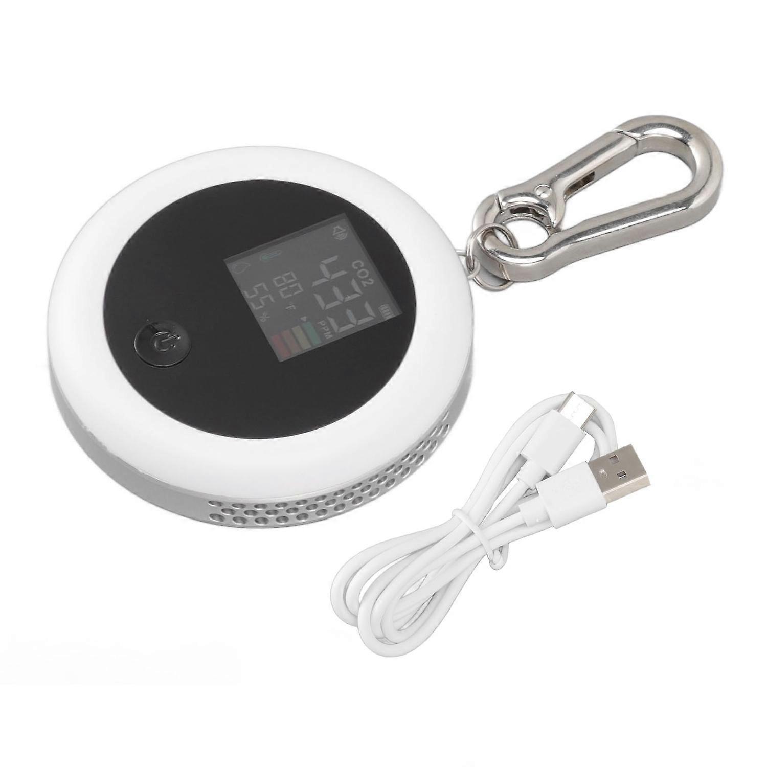 Infrared Mini CO2 Detector 3 in 1 Portable LCD Temperature Humidity Air Analyzer for Home Indoor Tra