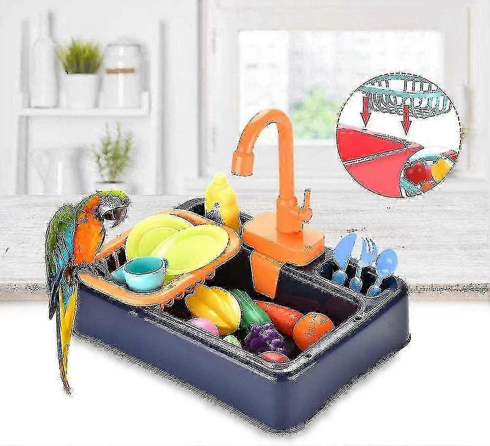Bird Shower Bath Tub - Automatic Cleaning Feeder For Small Parrots