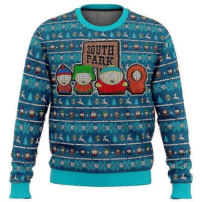 2023 Member Berries South Park csúnya karácsonyi pulóver ajándék Mikulás pulóver férfi pulóver és felső őszi/téli ruházat