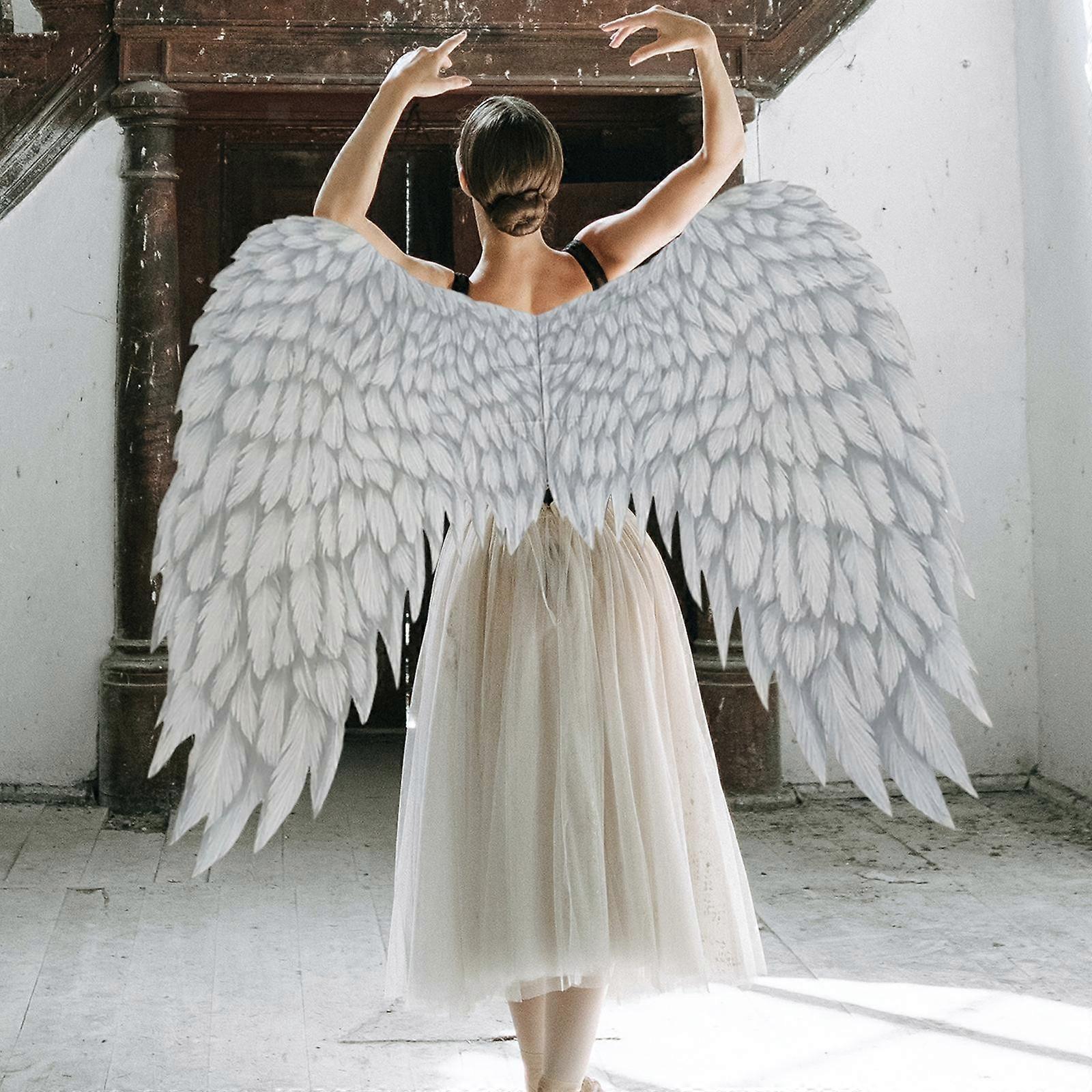 ליל כל הקדושים גדול 3D מלאך שטן כנף למבוגרים ילד נוצת קוספליי אבזרי תחפושת