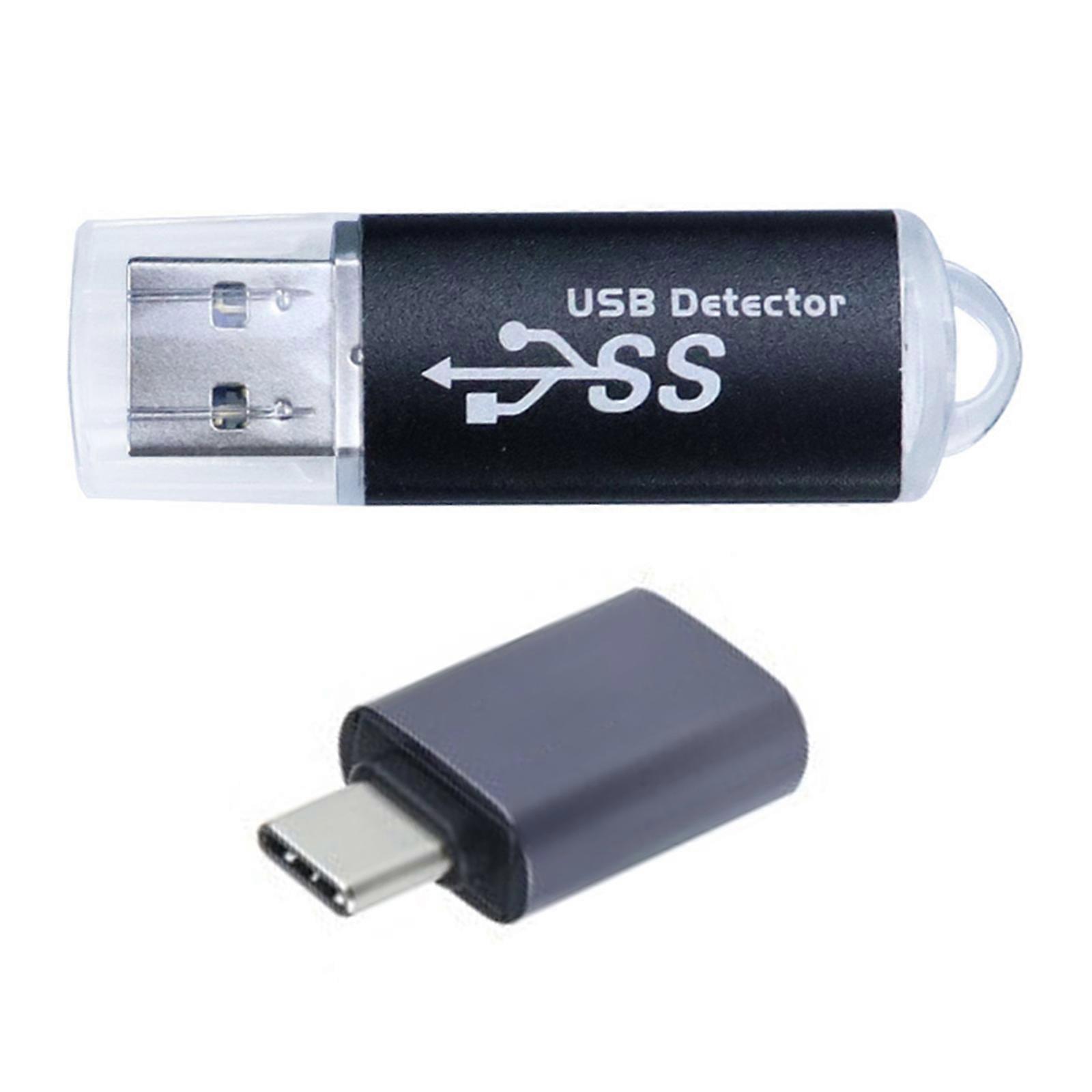 USB Tester USB3.0 Interfaces Signal Tester USB2.0 HUB TypeC Docking Station Detector Optional TypeC Adapter Multicolor