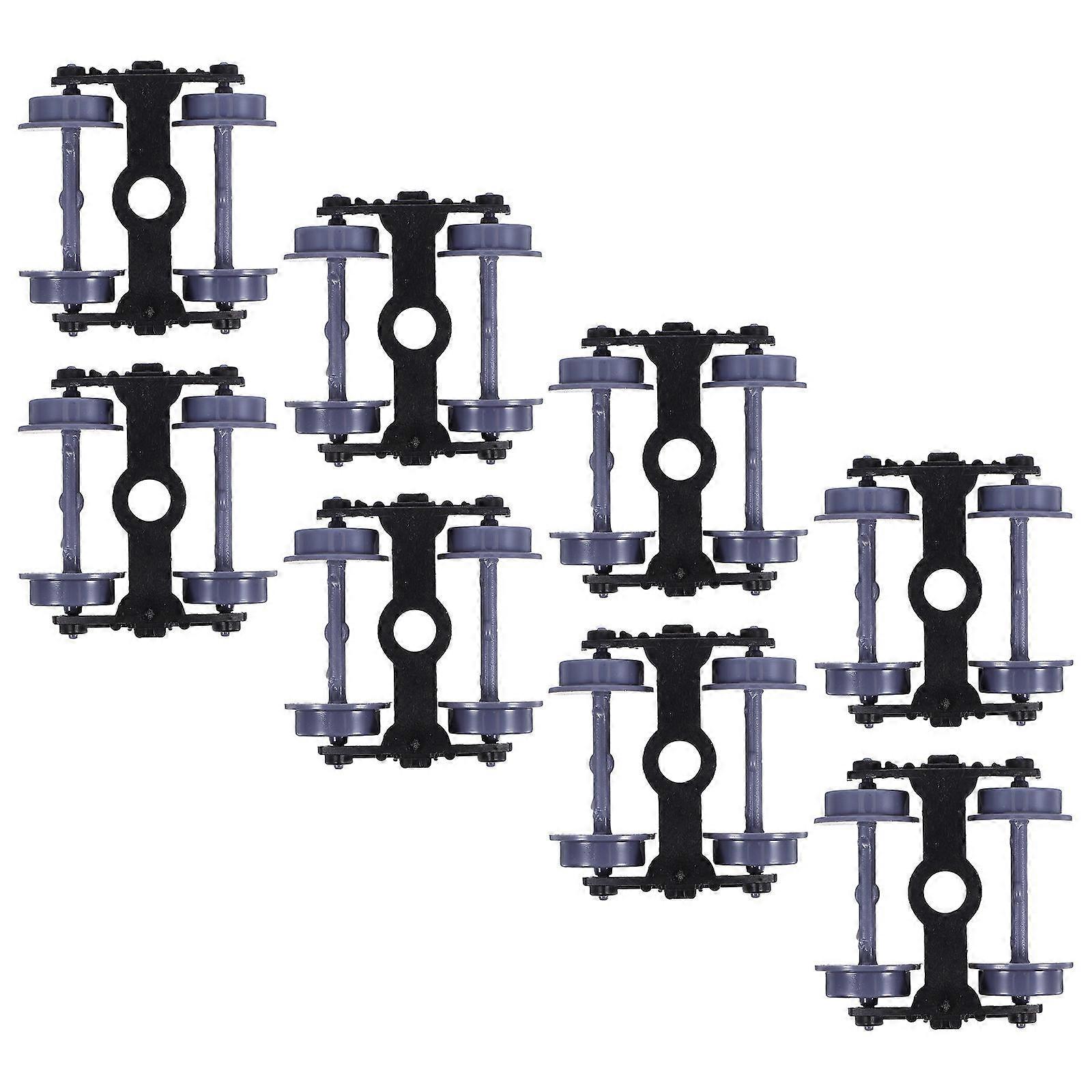 Enhanced Stability Diy Assembly Wheel For Model Train Enthusiasts 4.00X3.80X1.50cm 8Pcs