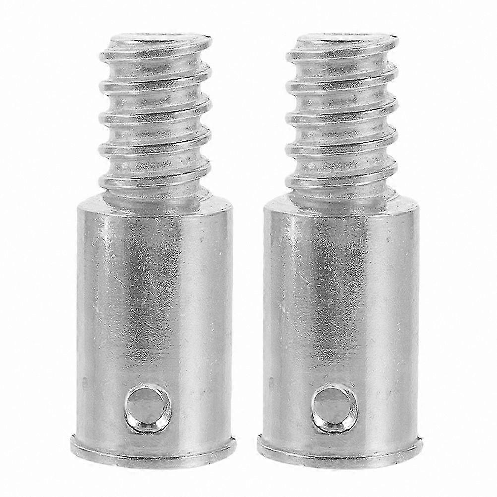 2-Pack Mop Pole Adapter with Threaded Ends for Handle Extensions