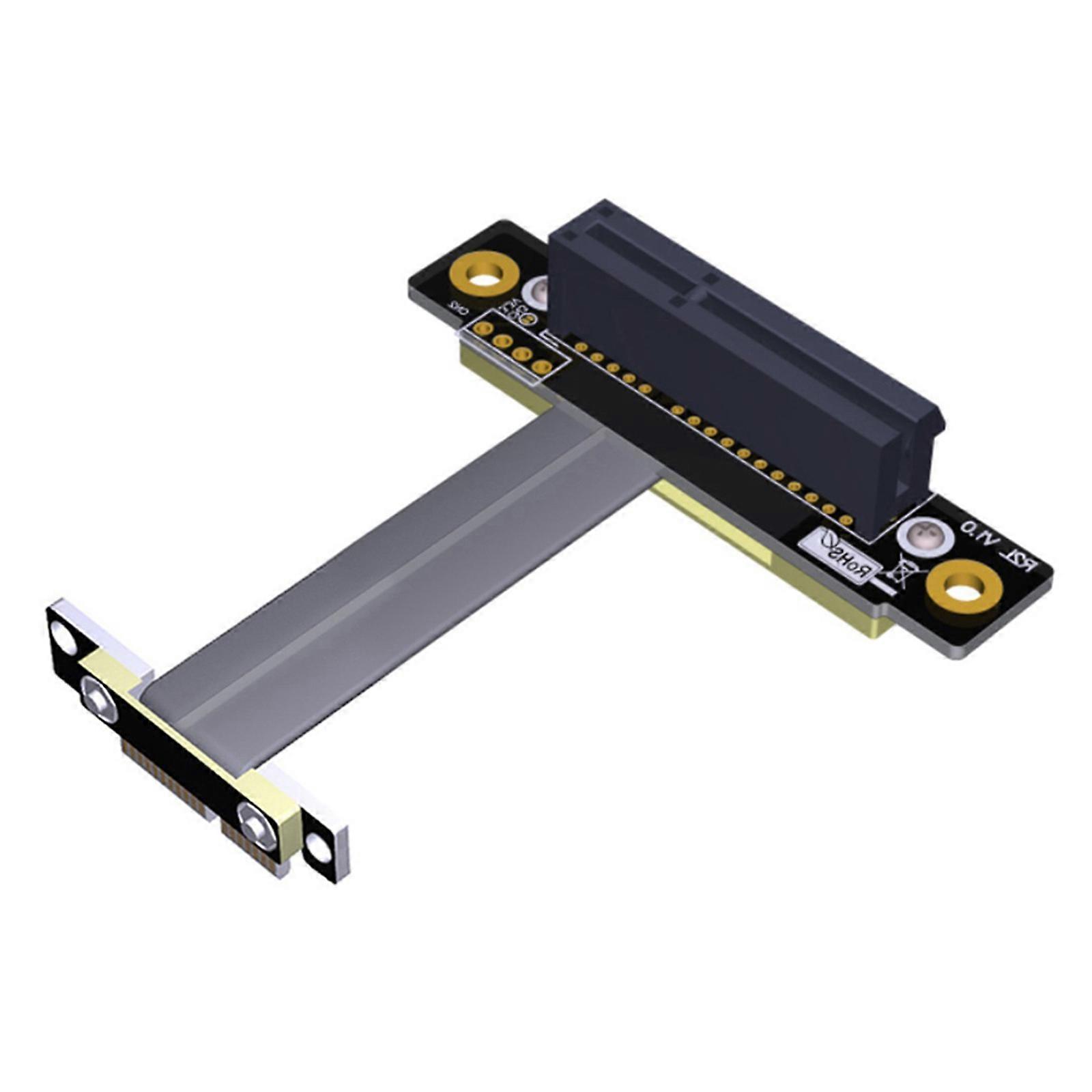 PCIExpress Extension Cable From PCIE 4X To 1X Adapter For Multiple GPU Setups And DIY Projects Multicolor