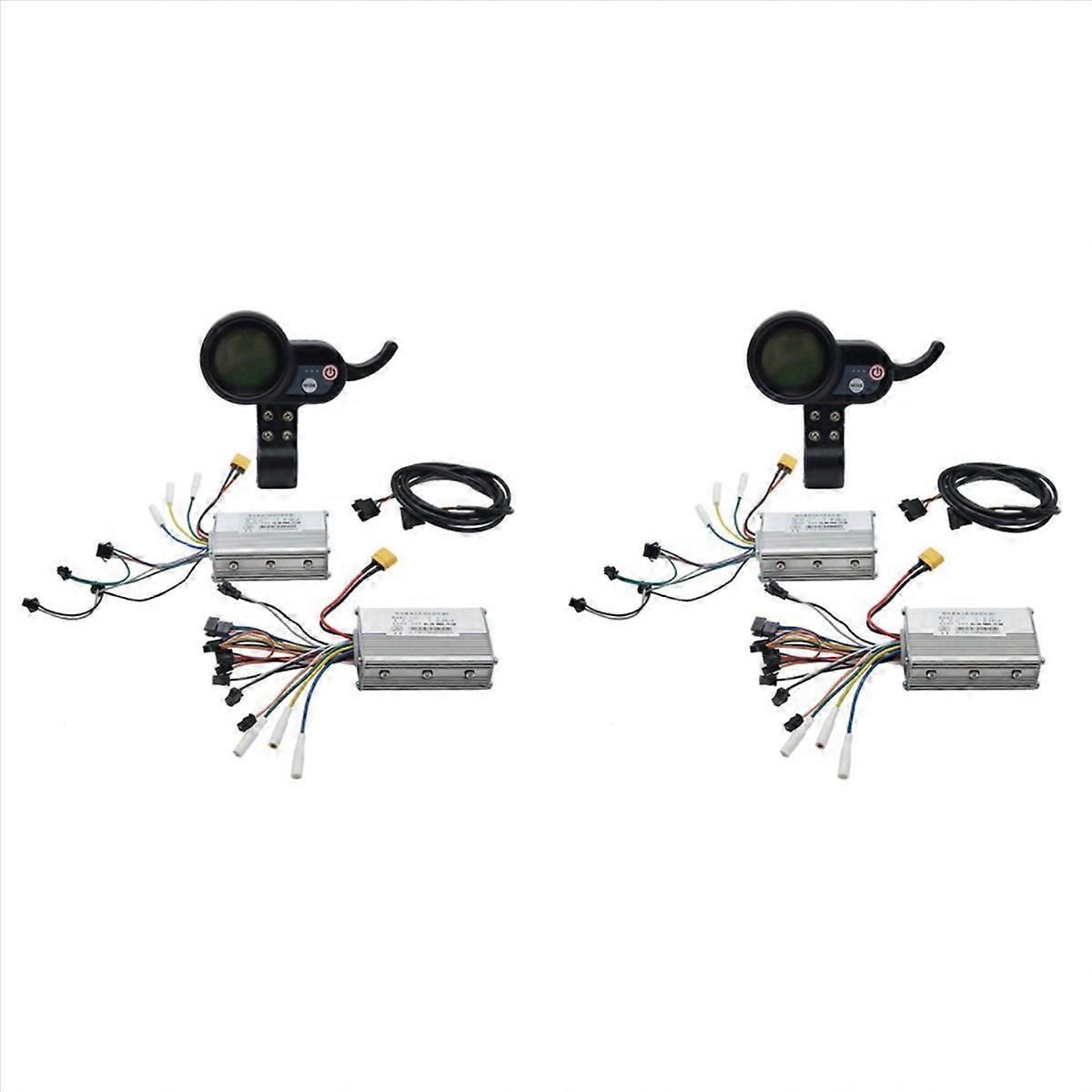 2X Electric Scooter Dual Drive Controller JP 48V 52V 60V 25A Brushless Controller AB Front Rear Driv
