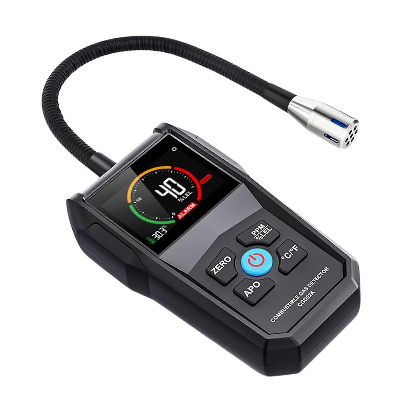 Digital Natural Gas Detection Device Ensures Safety In Laboratories Construction Site Residential Areas, for Home & Work Multicolor