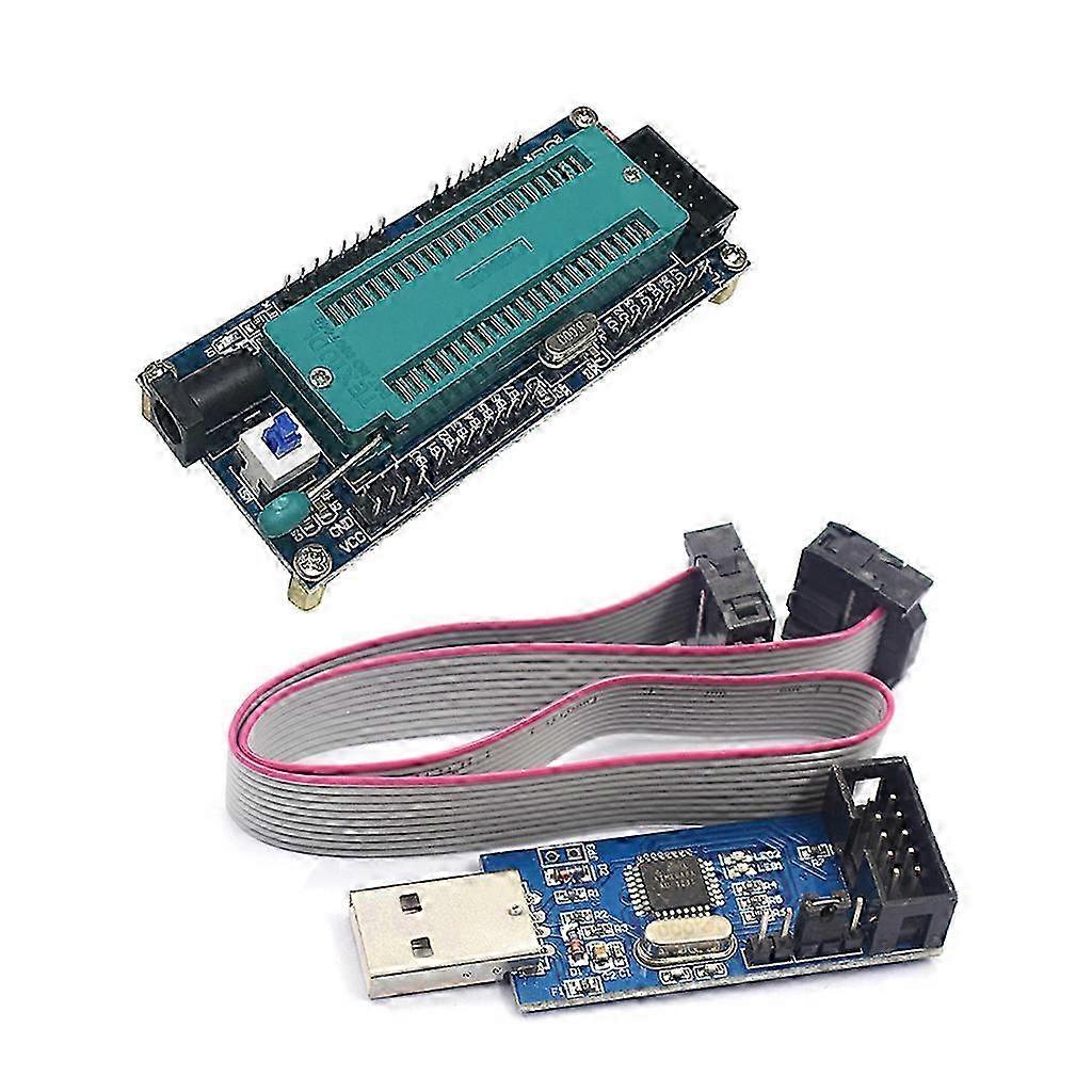 AVR ATMEGA16 Minimum System Board ATmega32 Development Board + USB ISP USBasp Programmer ISP ATTiny 51 Board Module