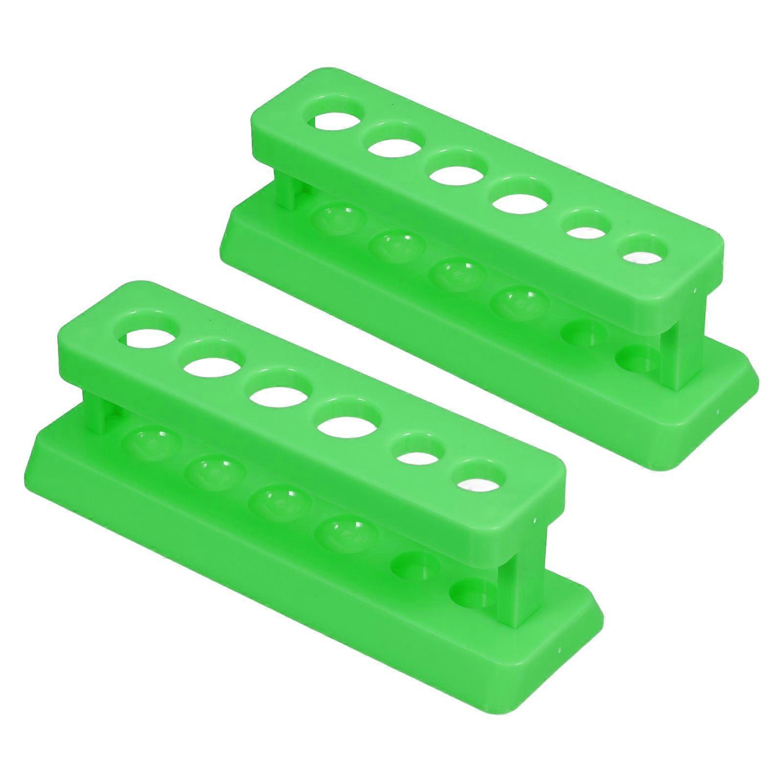 Test Tube Holder Plastic Laboratory Rack for Storage 2Pcs Easy to Use