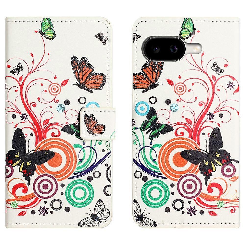 Compatible For Google Pixel 10a Case Pattern Print PU Leather Wallet Phone Cover