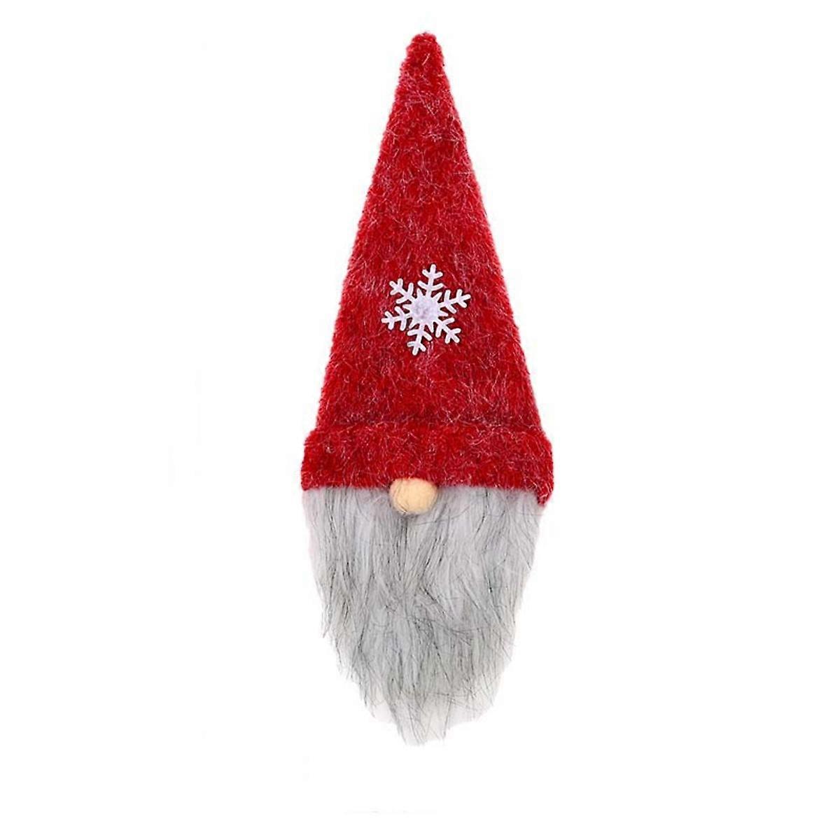 INF Julprydnad Ansiktslös Tomte Vinflaskfodral Festlig Juldekor