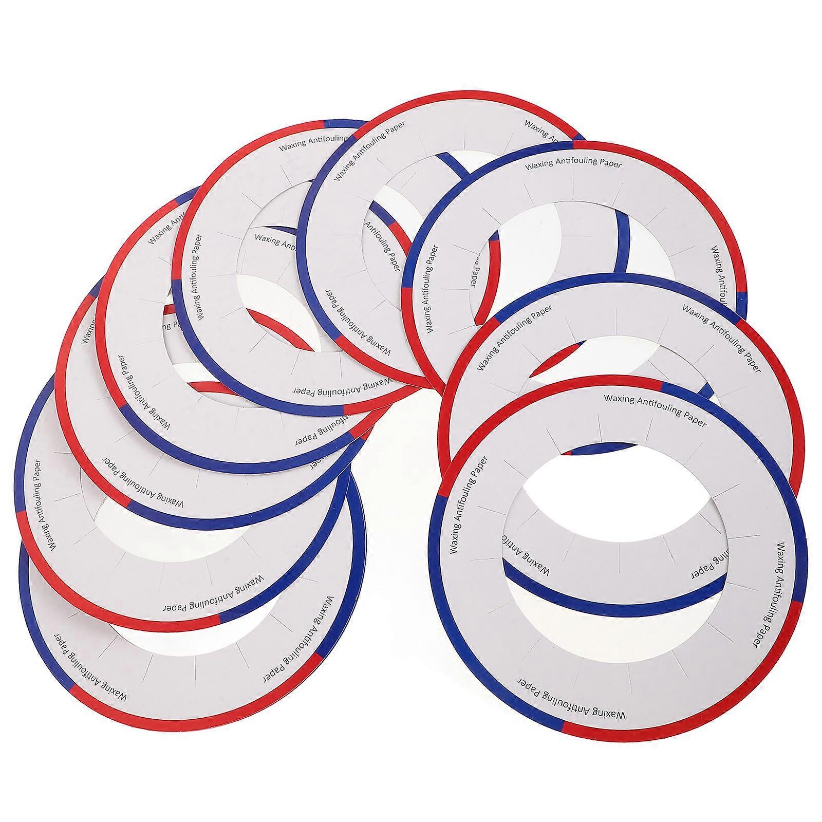 Wax Machine Protective Mats for Waxing with 10Pcs Disposable Paper Rings