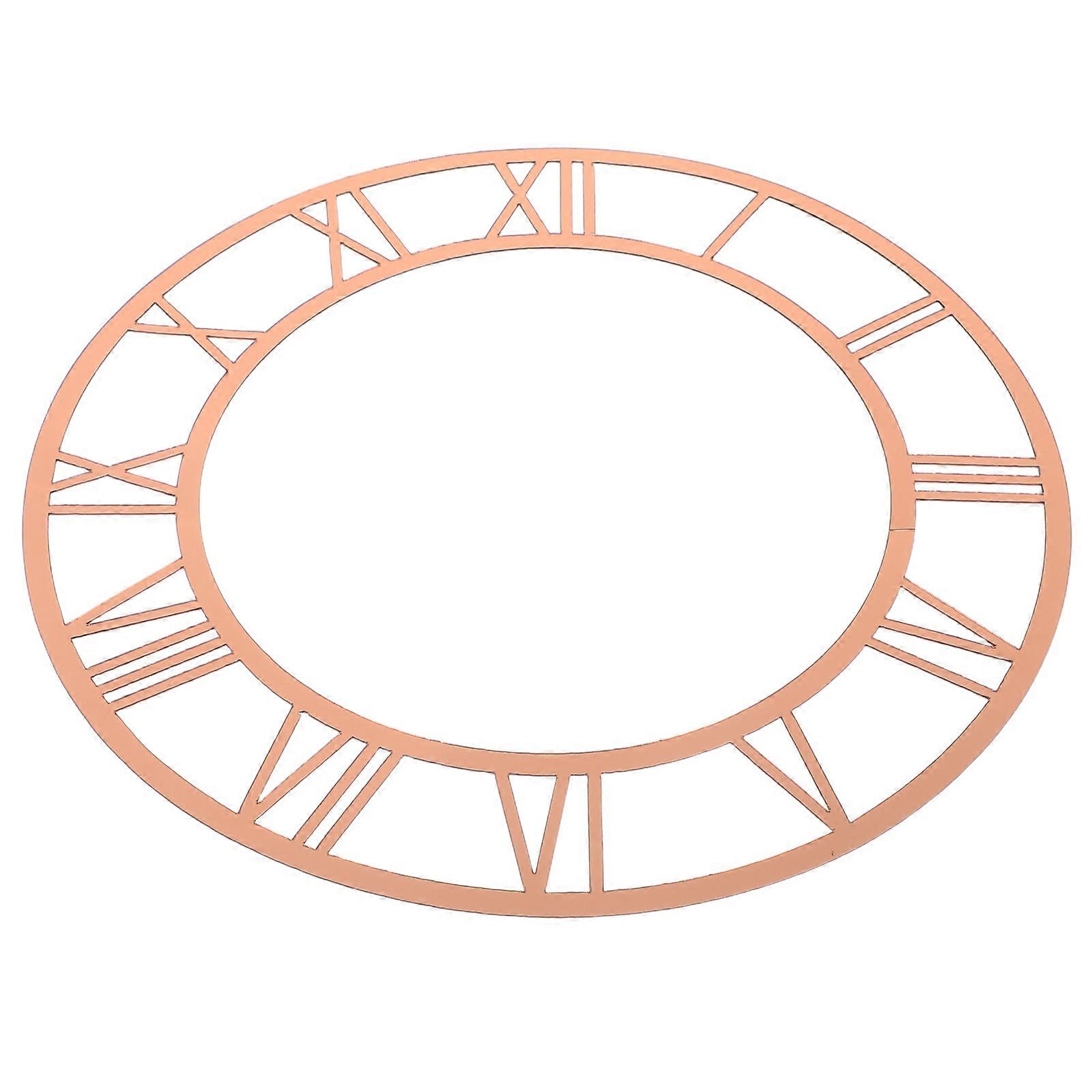 Clock Numerals Classic Clock Face for Decor Acrylic Roman Numerals