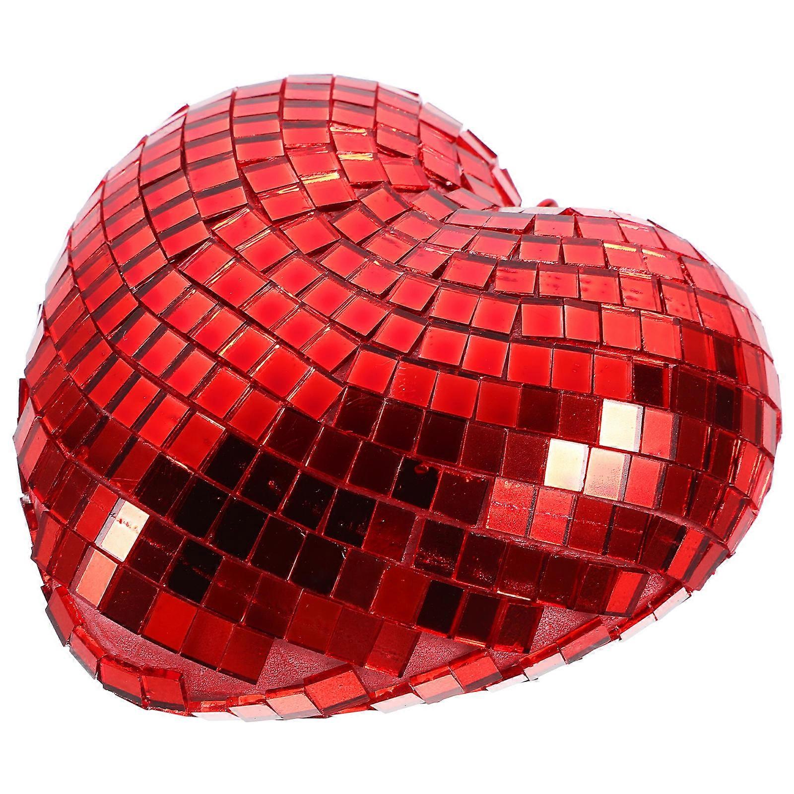 Mirror Surface Heart Shaped Disco Ball for Party Decoration