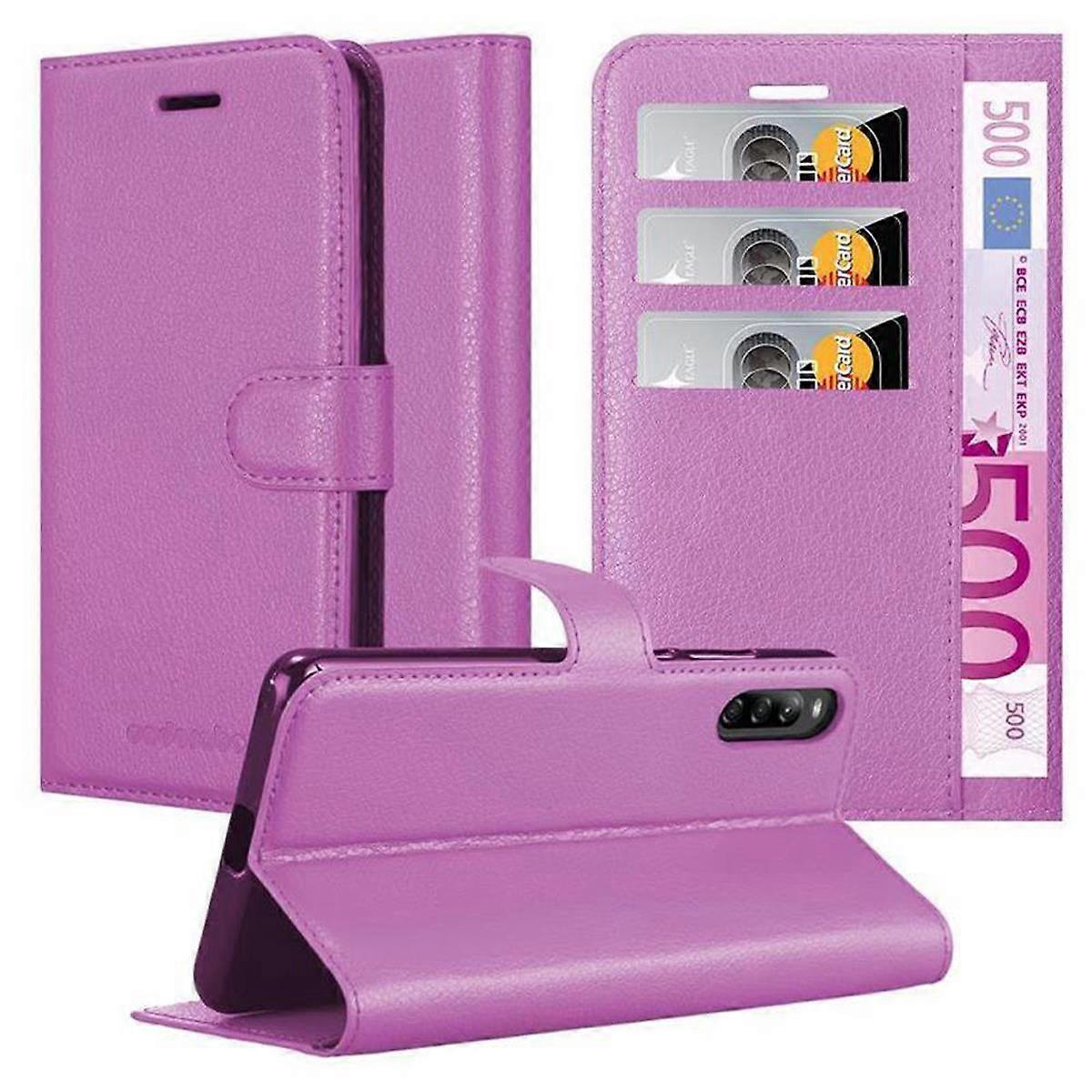 Sony Xperia L4 Case - Protective Case with Card Slots and Stand Function