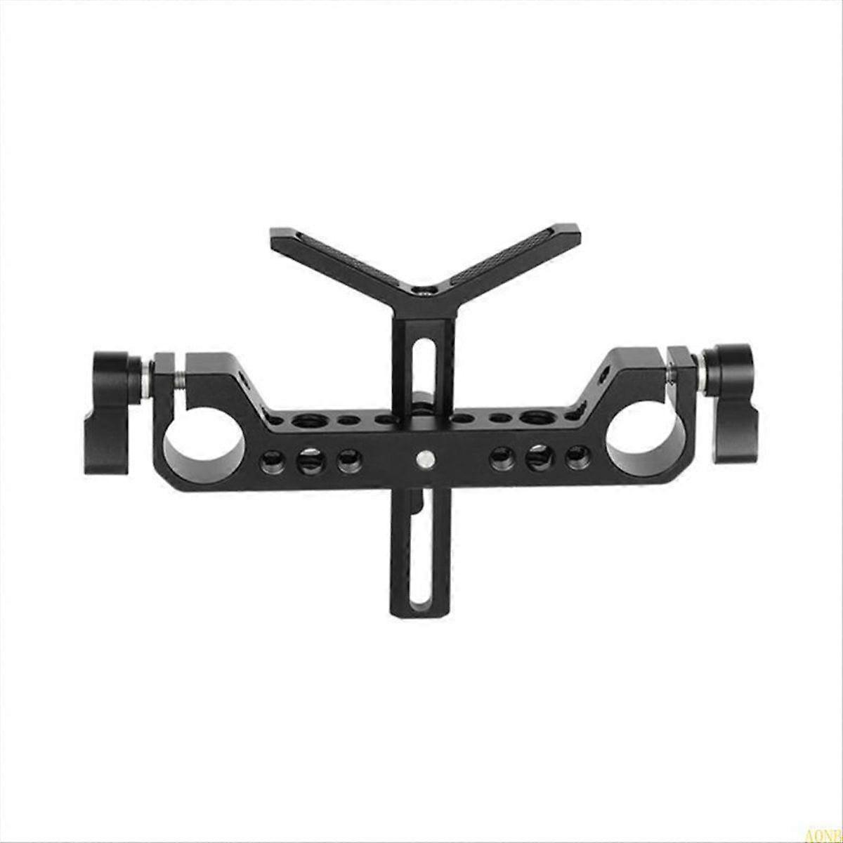 Camera Shoulder Mount Double Hand Grip Adjustable Lens Support for DSLR Camera Camcorder Support Accessories