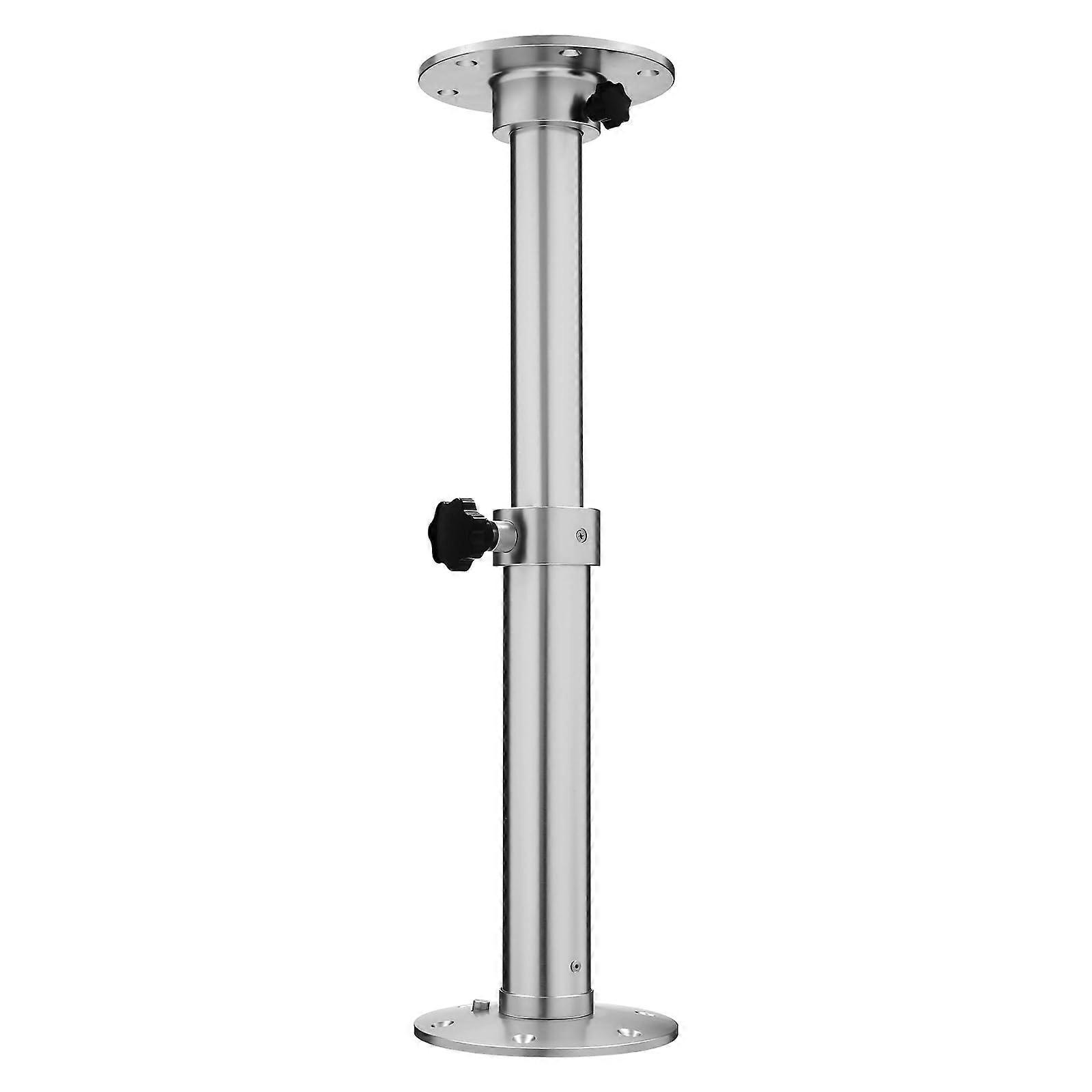 Adjustable Aluminum Table Pedestal with Telescopic Height and Detachable Legs for RV Boat