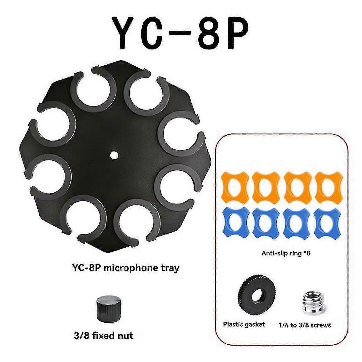 Microphone Holder, Multi Mic Holder -8P