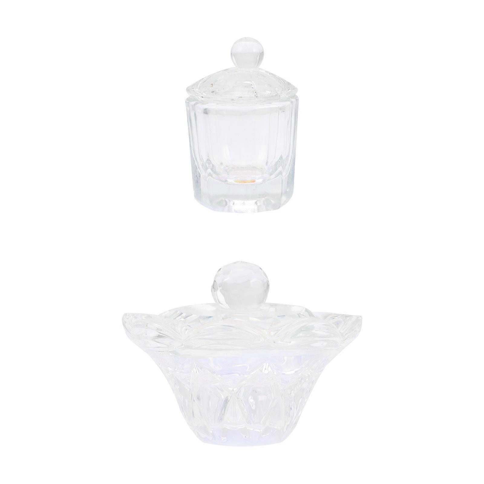 Manicure Liquid Holder Cups Nail Art Cleaning Tools for 6Pcs Mixing