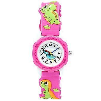 Orologio da polso con dinosauro, orologio da polso per bambini, orologio da polso per studenti, orologio al quarzo in silicone 3D, protezione ambientale