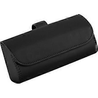 Car Visor Sunglasses Case Clip Hanger Magnetic Fastener Sunglasses Holder Pu Leather Storage Box Eyeglasses Holder Car Interior