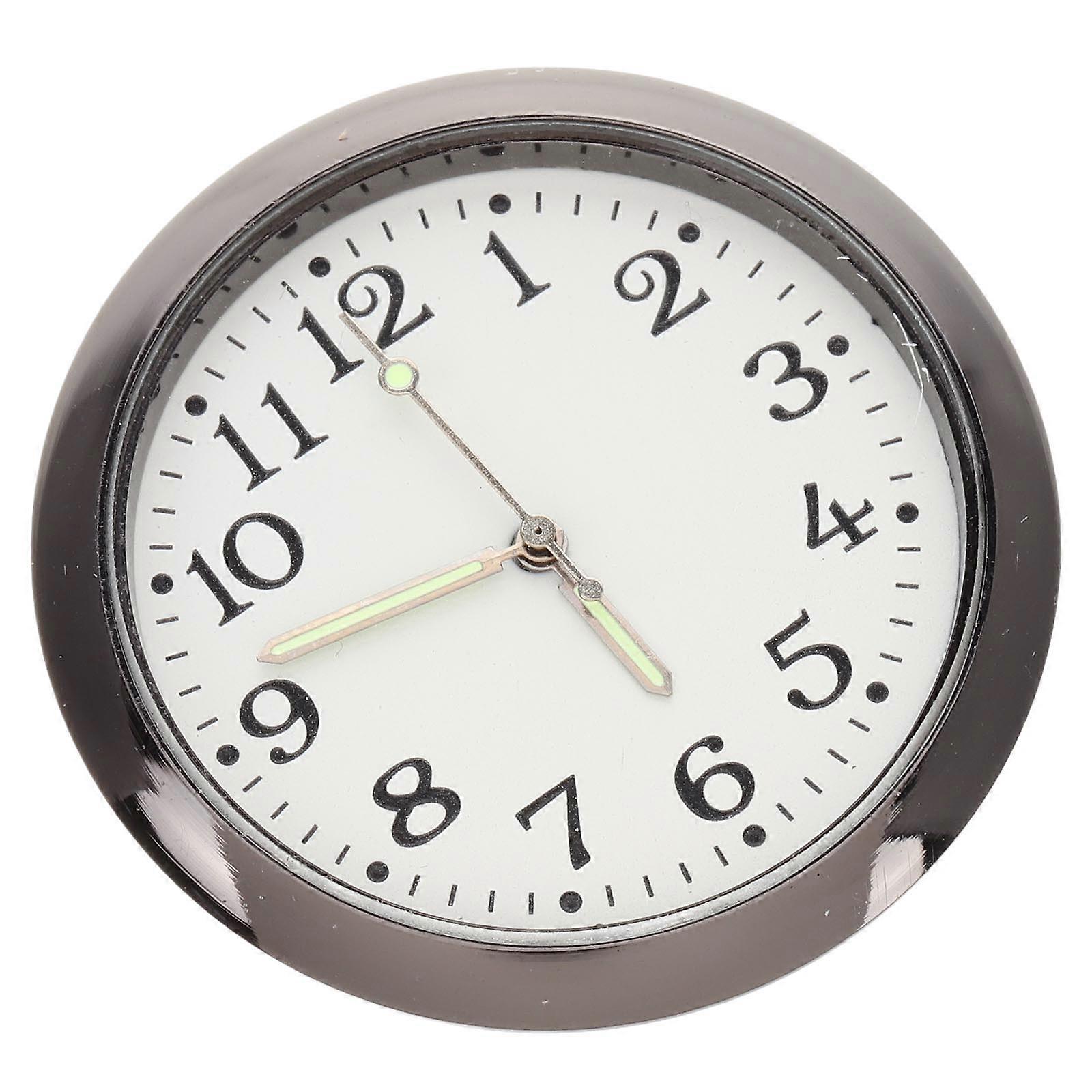 Miniature Dollhouse Clock for Decoration Featuring Moving Electronic Clock