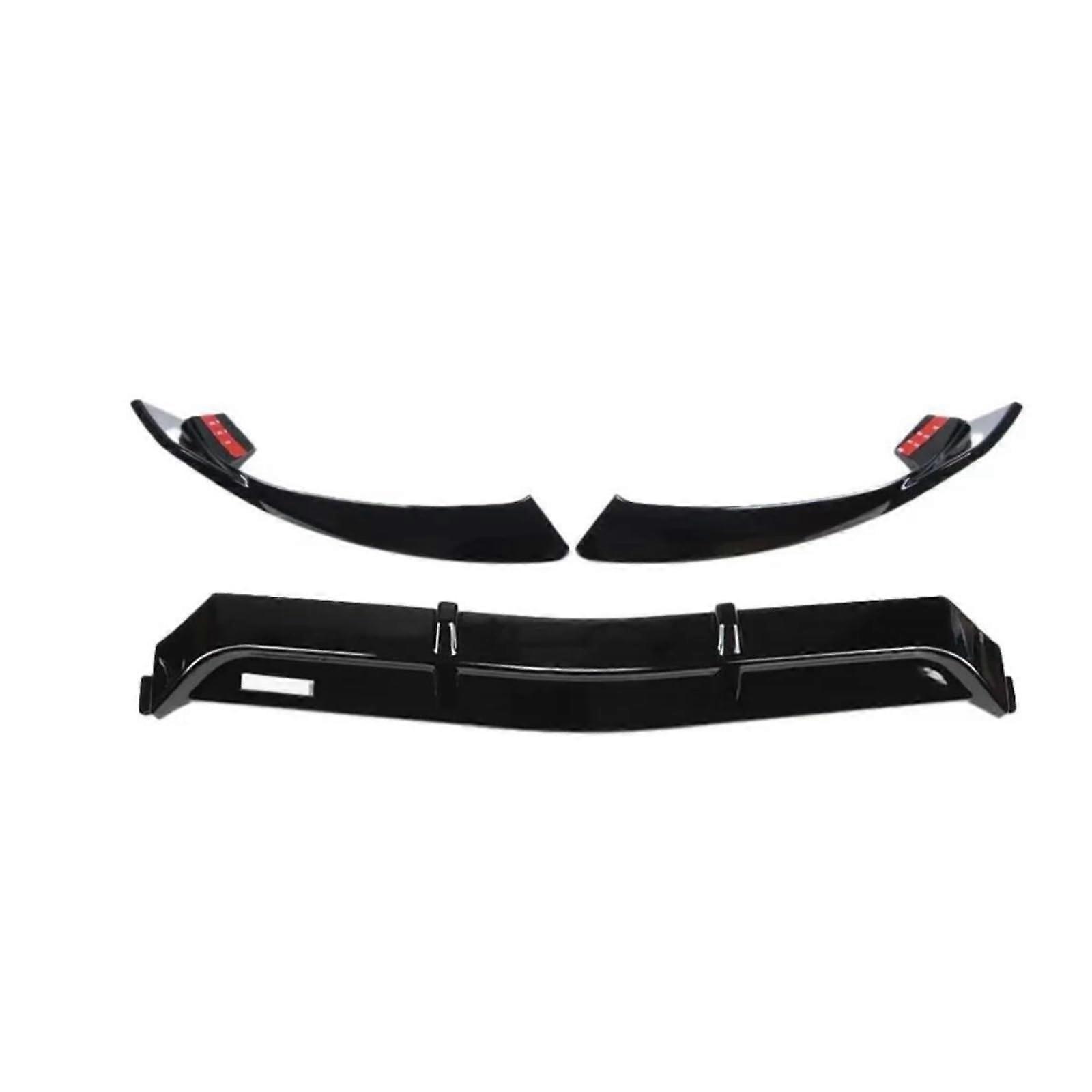 Front Bumper Lip Splitter Glossy Black Spoiler Diffuser for Mercedes C Class W205 20152021