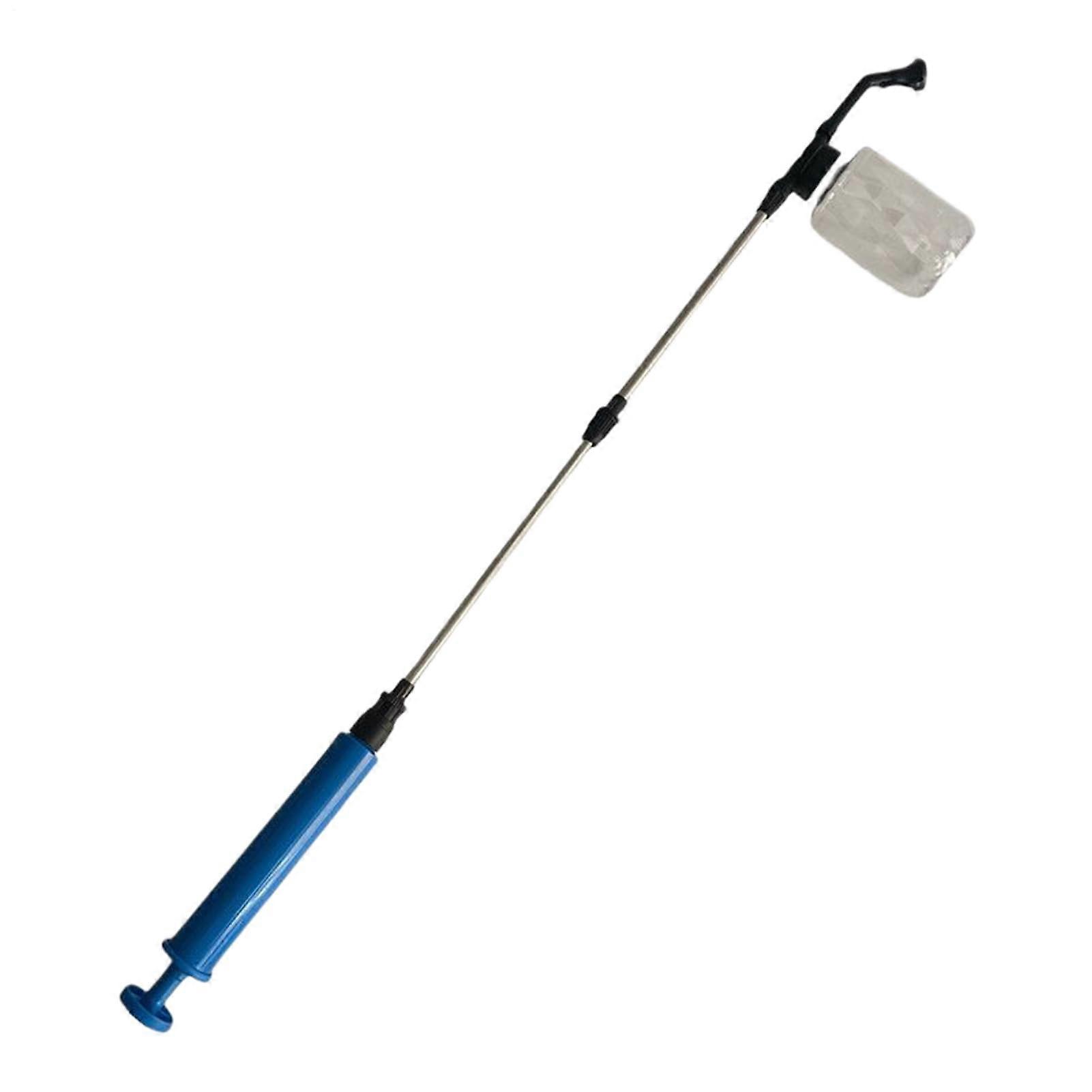 Powder Duster with Adjustable Telescopic Rod, 250ml Diatomaceous Earth Applicator for Plants
