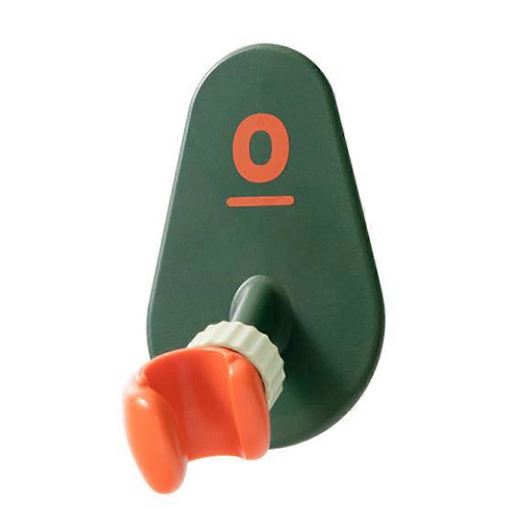 Green Shower Head Holder for Bathroom Use with 1Pcs Adjustable Bracket